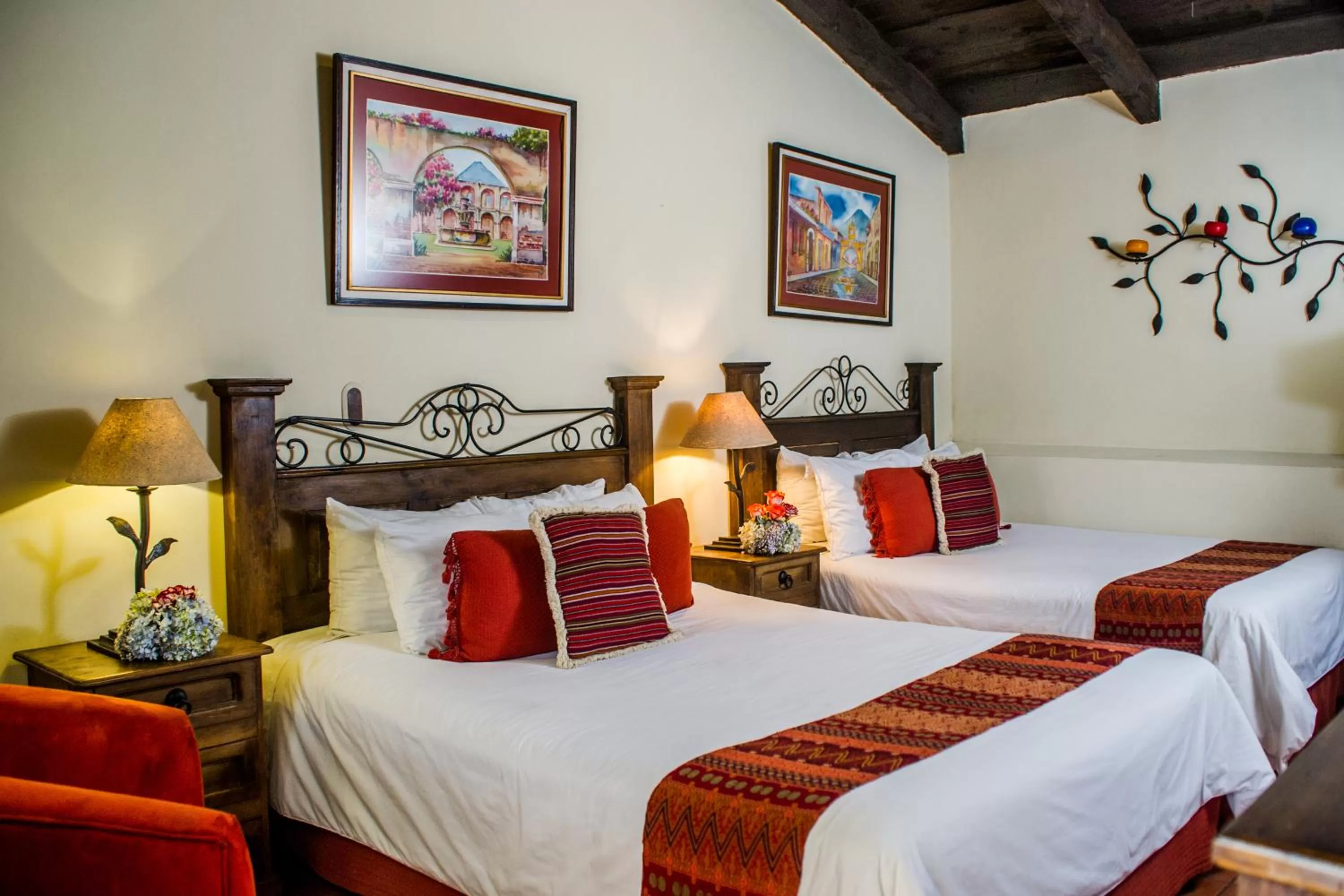 Photo of the whole room, Bed in Hotel Meson del Valle by AHS