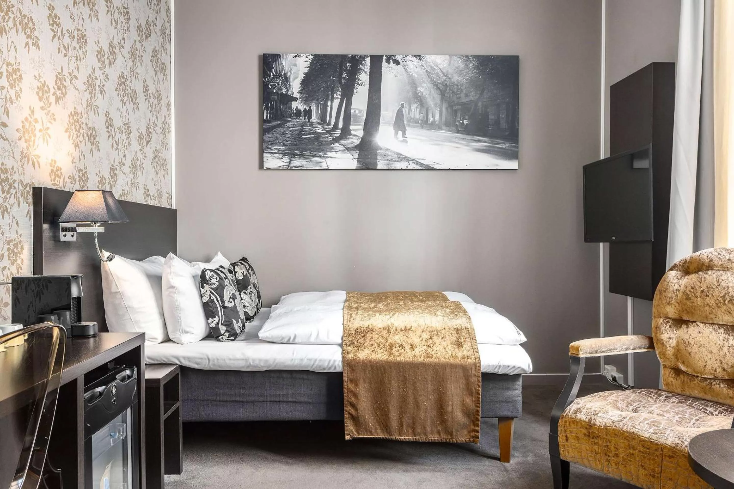 Bedroom, Bed in Saga Hotel Oslo, WorldHotels Crafted