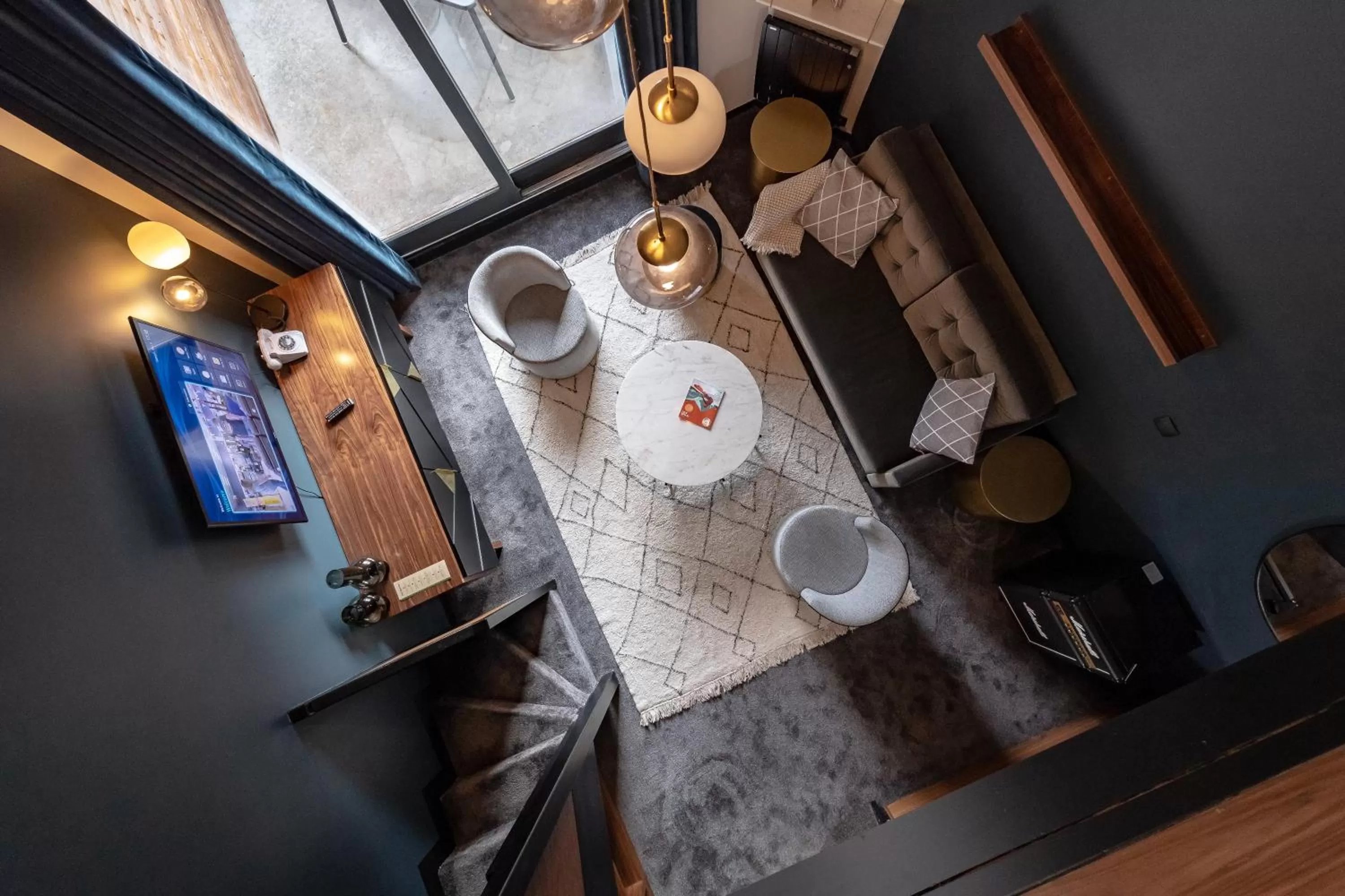 Living room in Fahrenheit Seven Courchevel