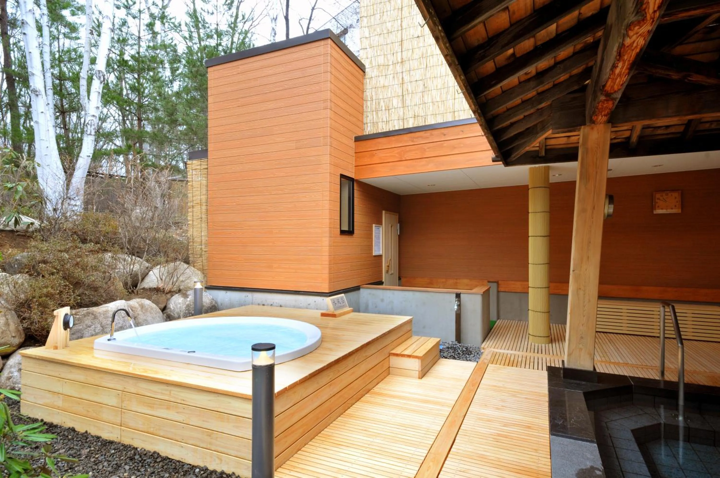 Hot Spring Bath in Kurobe Kanko Hotel