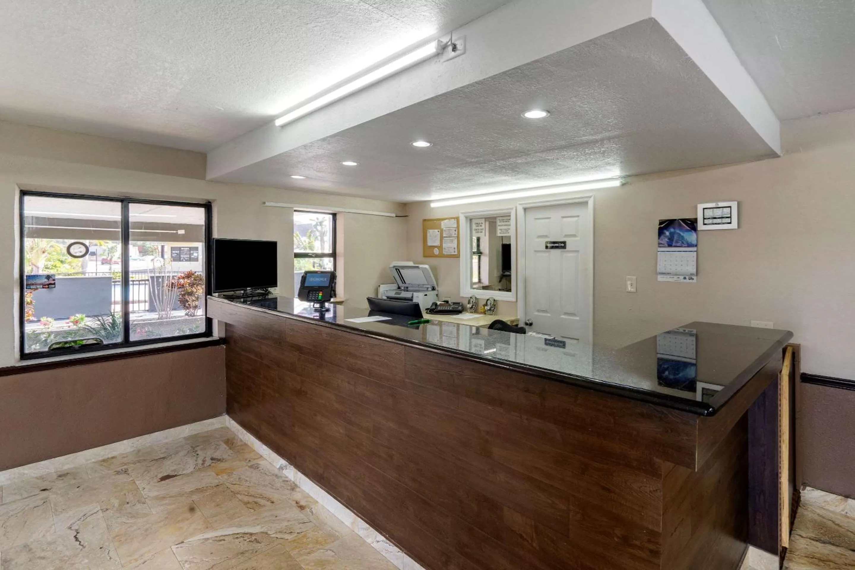 Lobby or reception in Rodeway Inn Clearwater-Dunedin