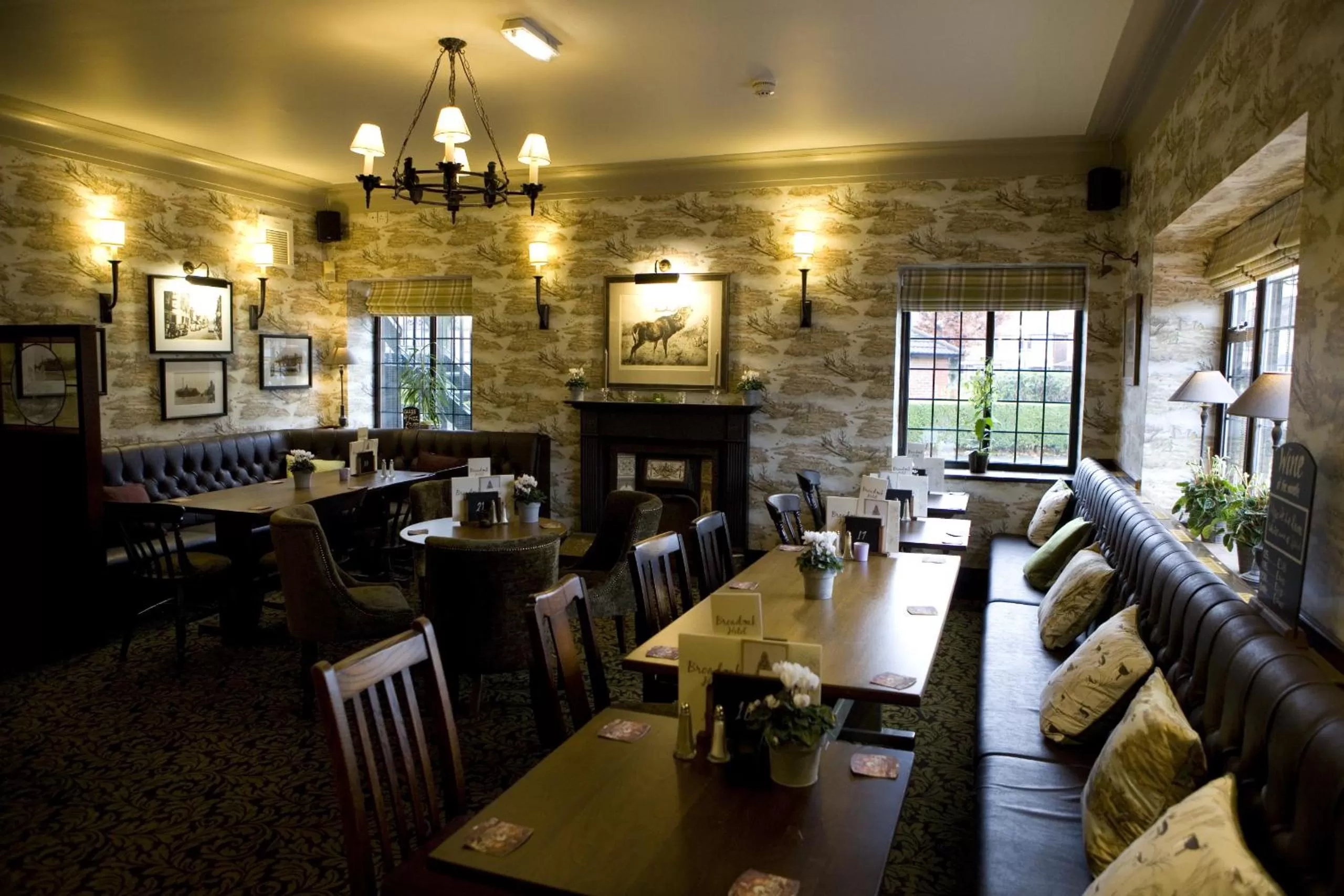 Dining area in The Broadoak