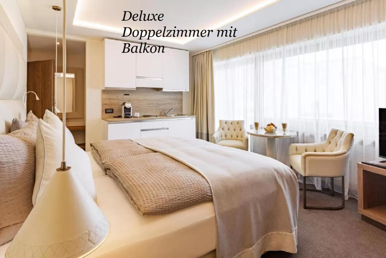 Living room, Bed in Hotel Arte