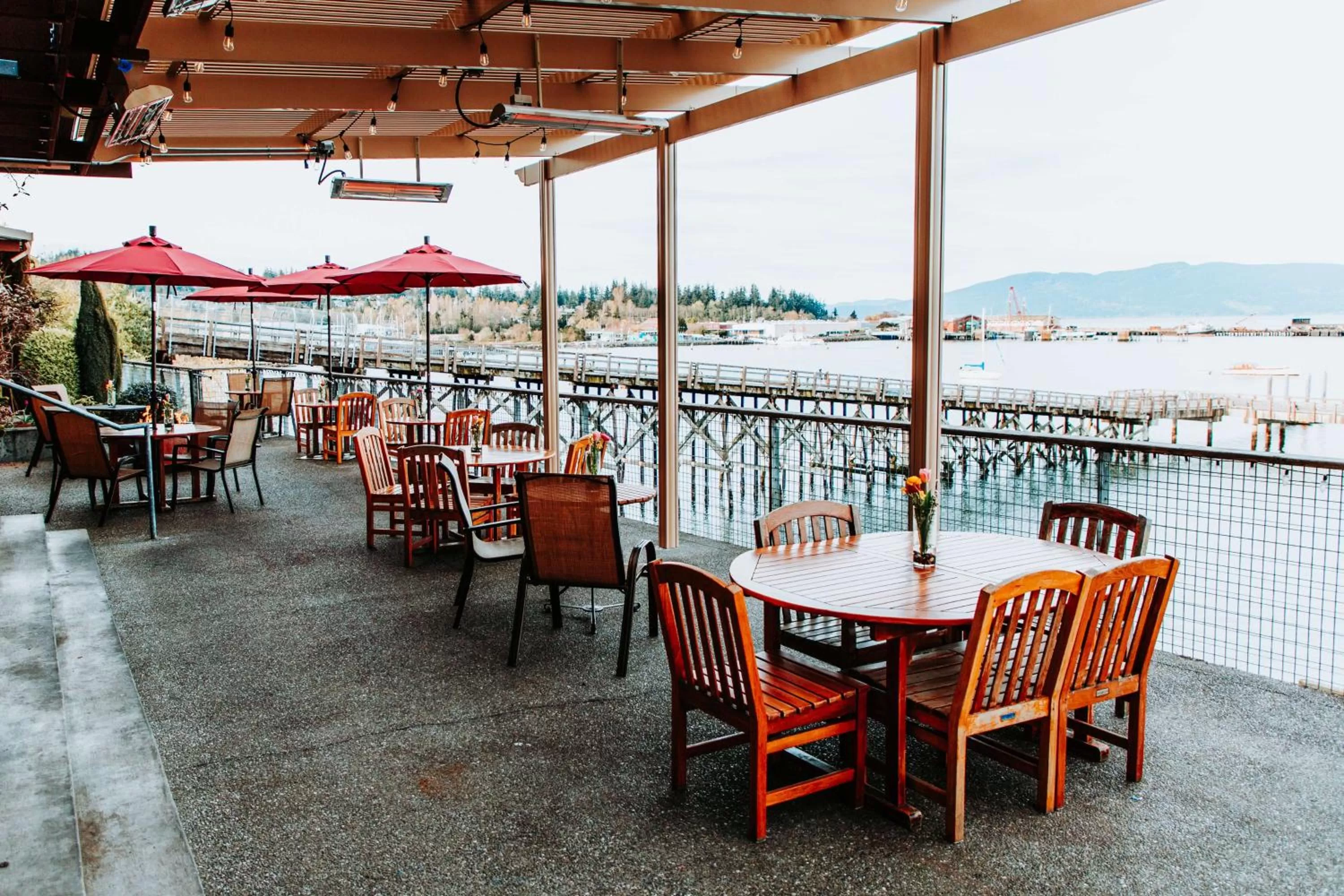 Patio in Chrysalis Inn & Spa Bellingham, Curio Collection by Hilton