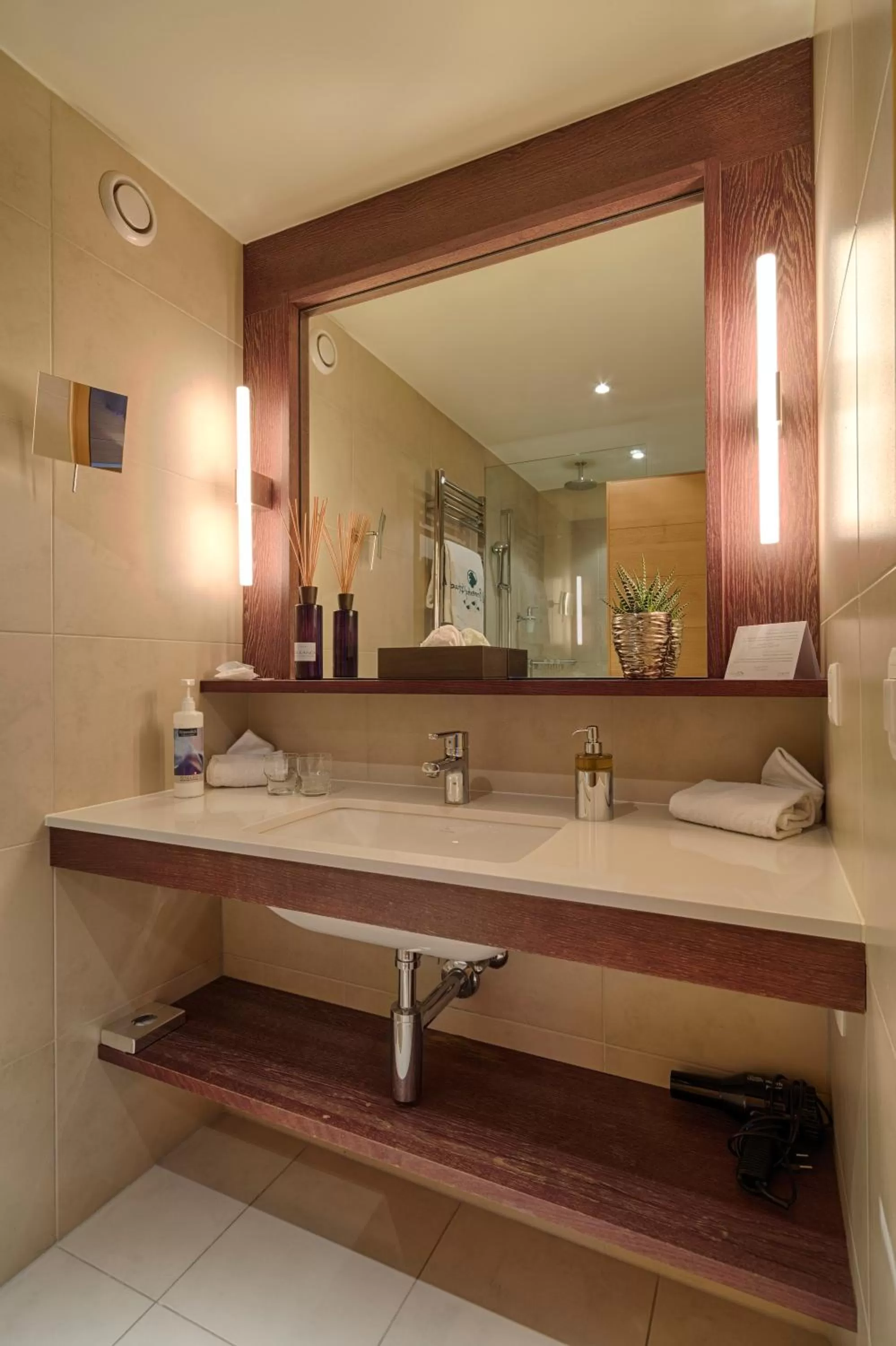 Bathroom in Bernerhof Swiss Quality Hotel Gstaad