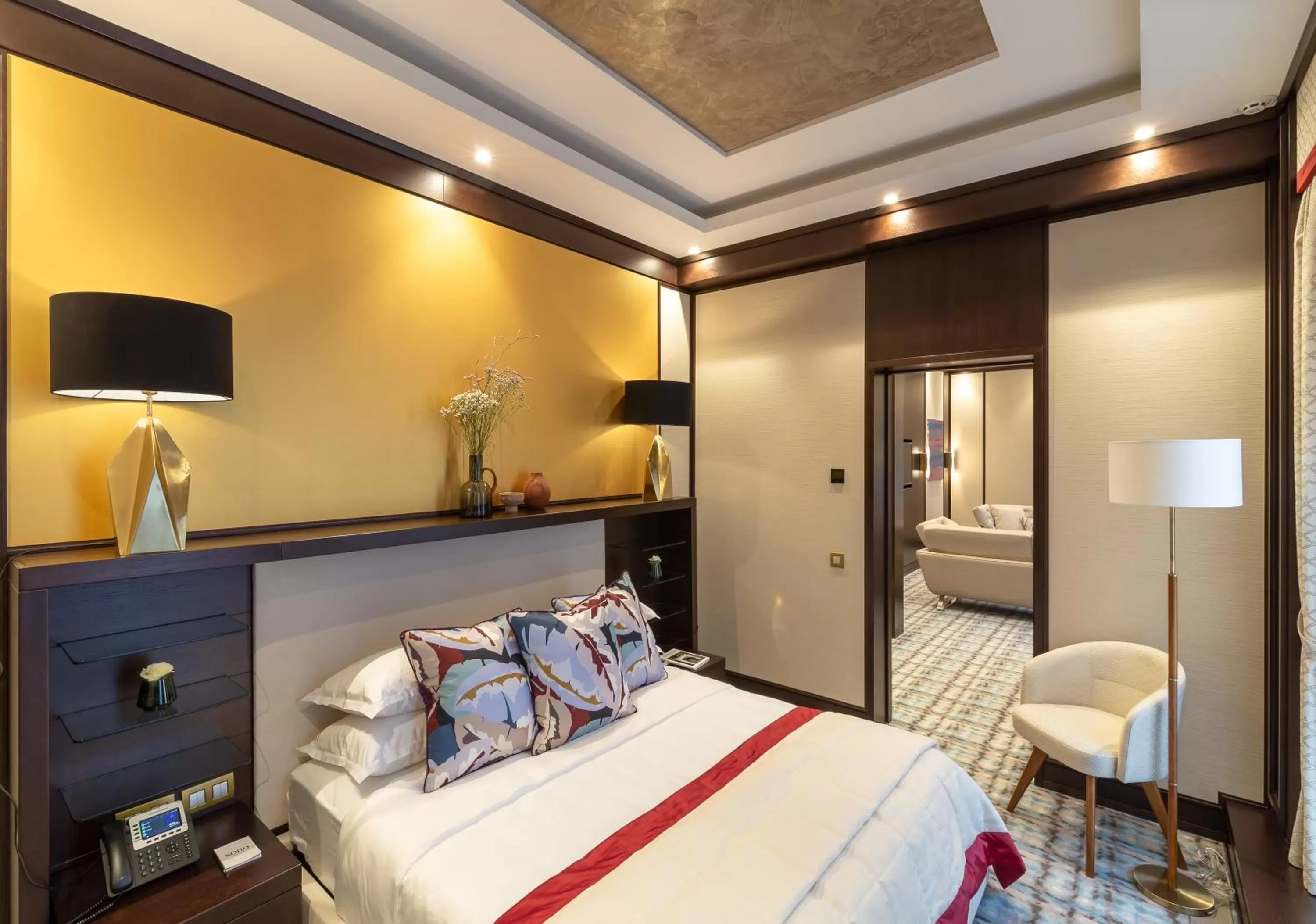 Bed in SOHO boutique hotel