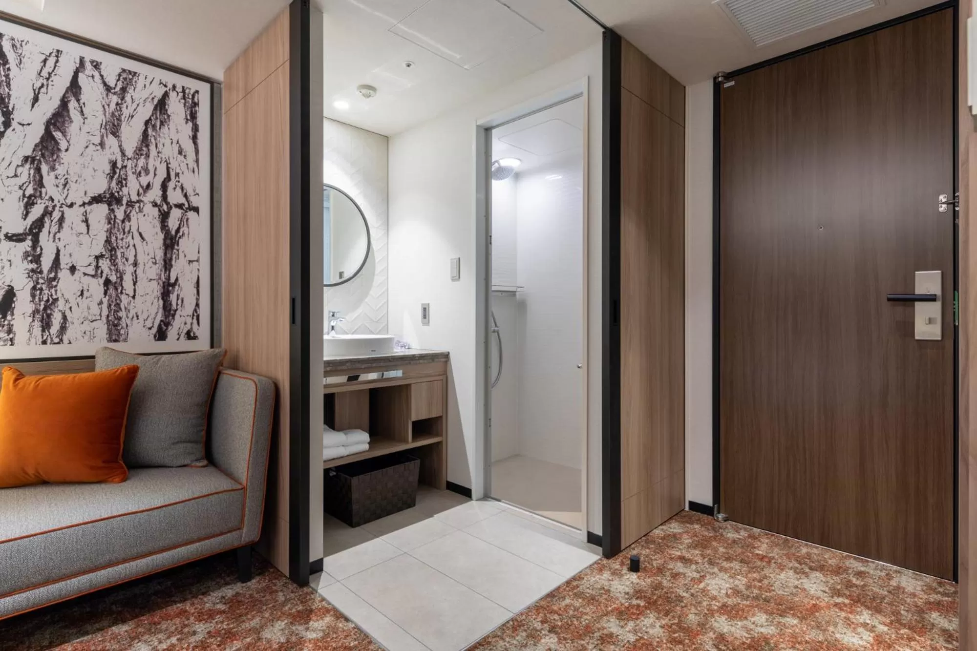 Bathroom, Bed in Solaria Nishitetsu Hotel Sapporo