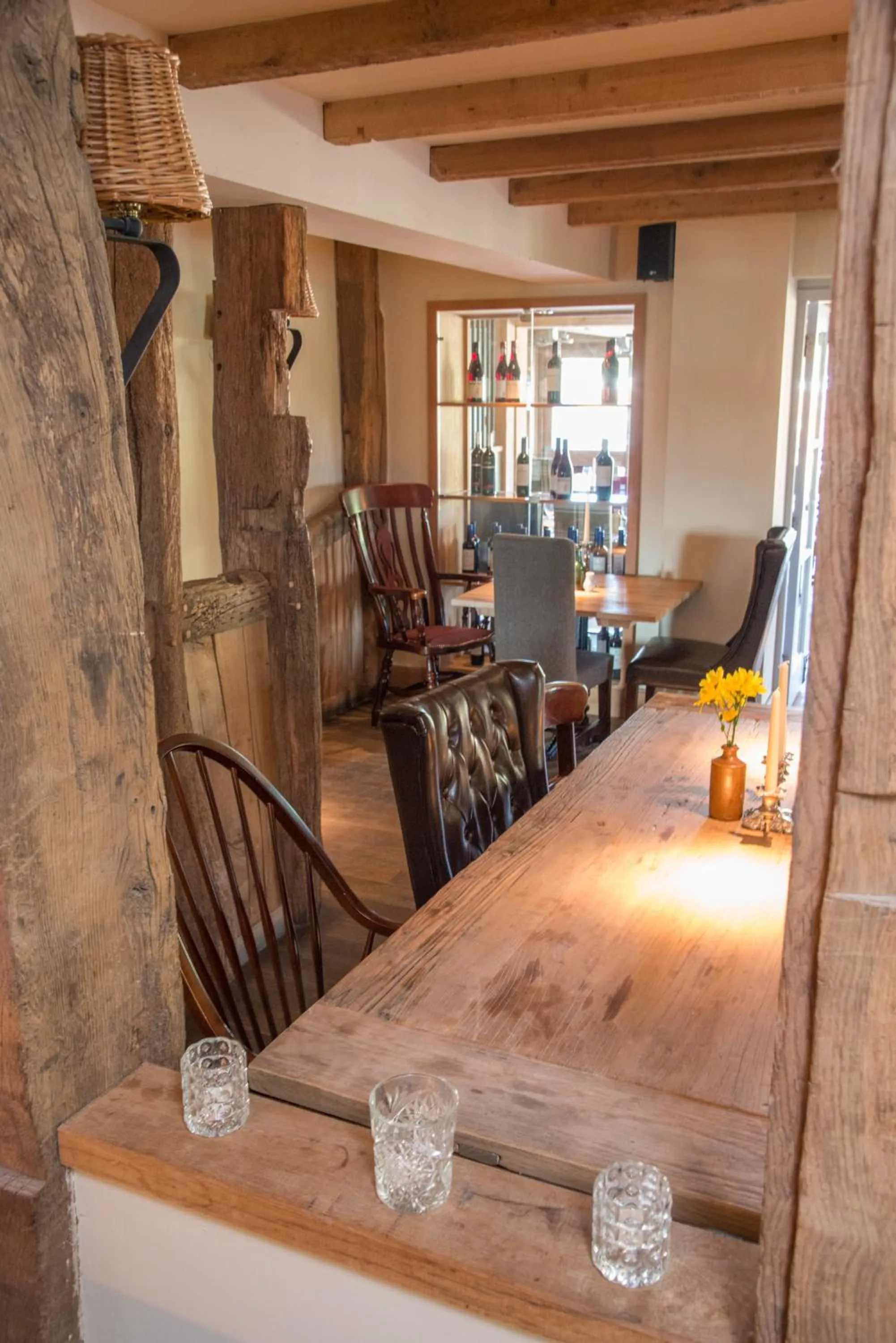 Dining area in The Swan Inn