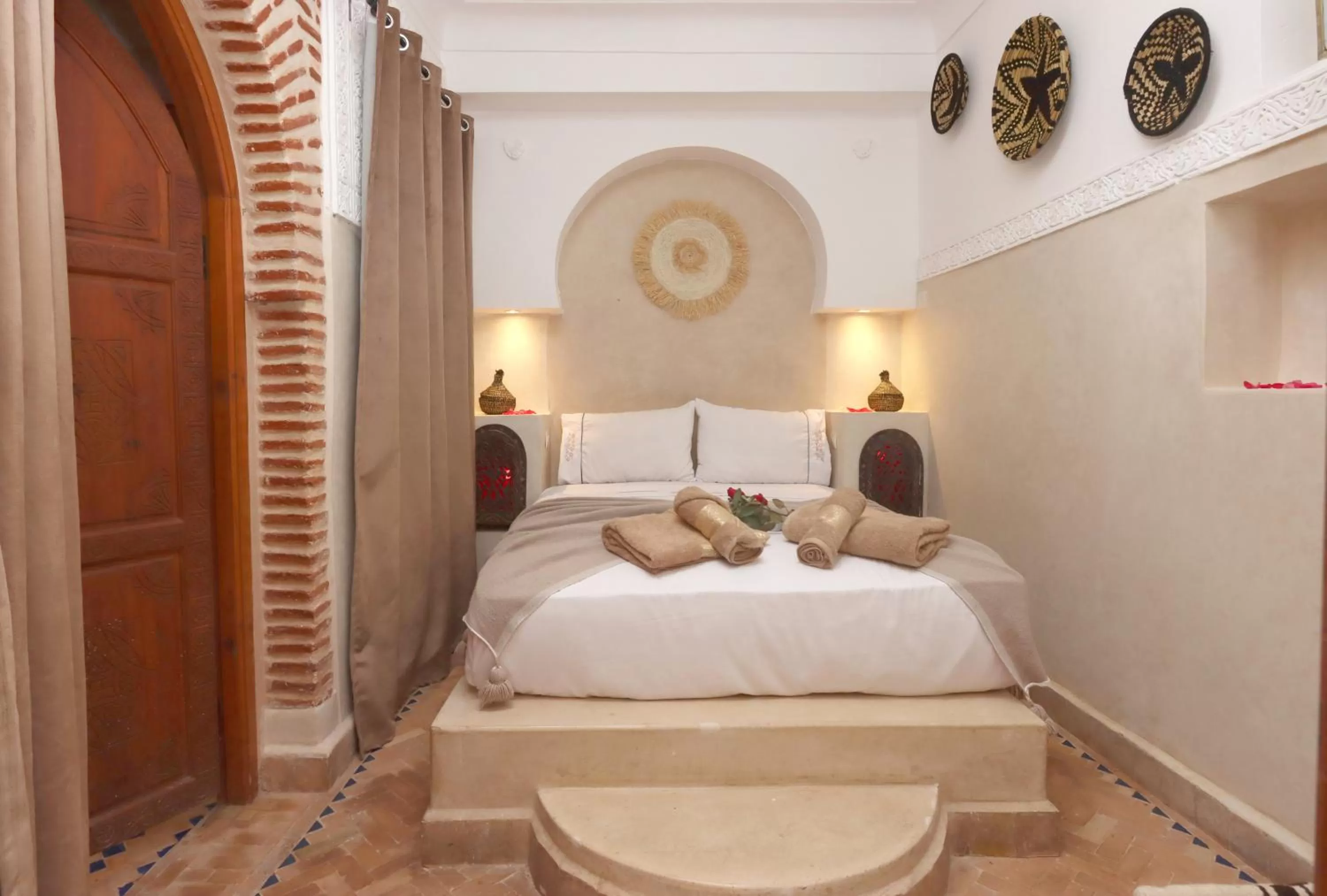 Bed in Riad Venezia