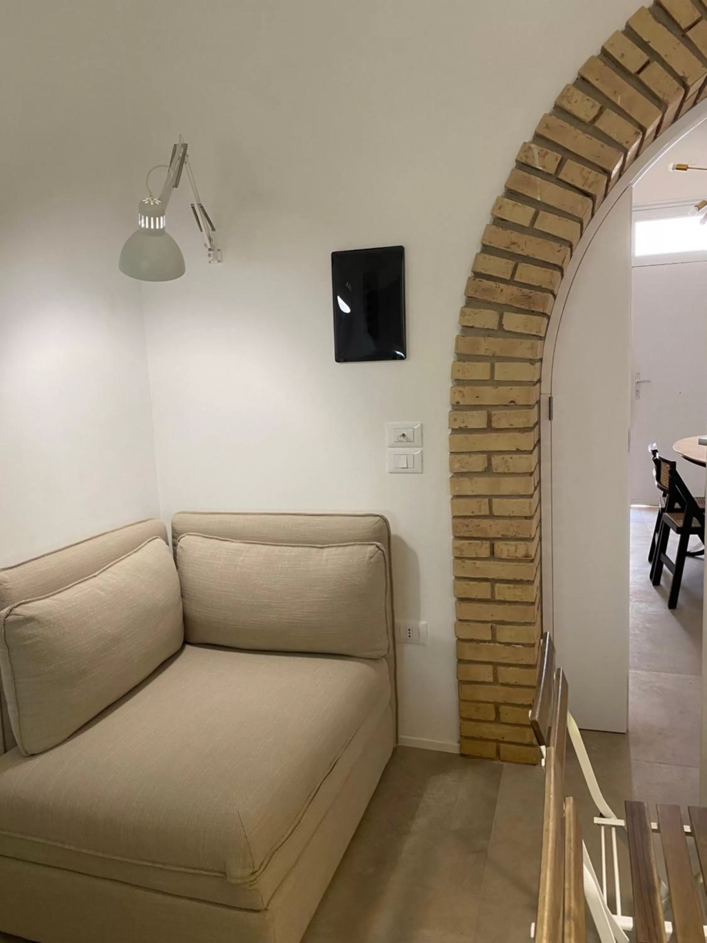 Seating area in Il Giardino d'Ulisse