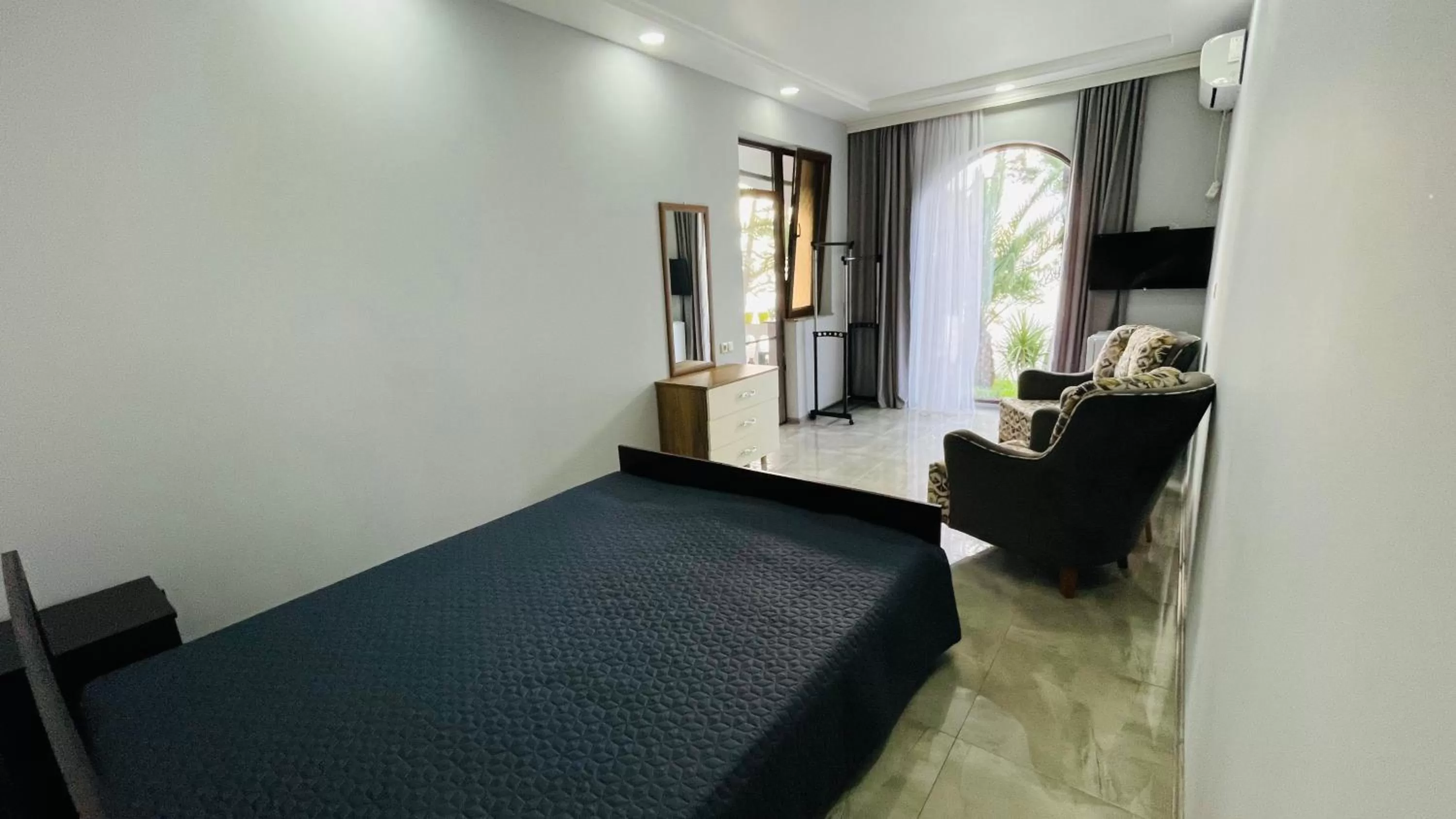 Bed in House at the Sea