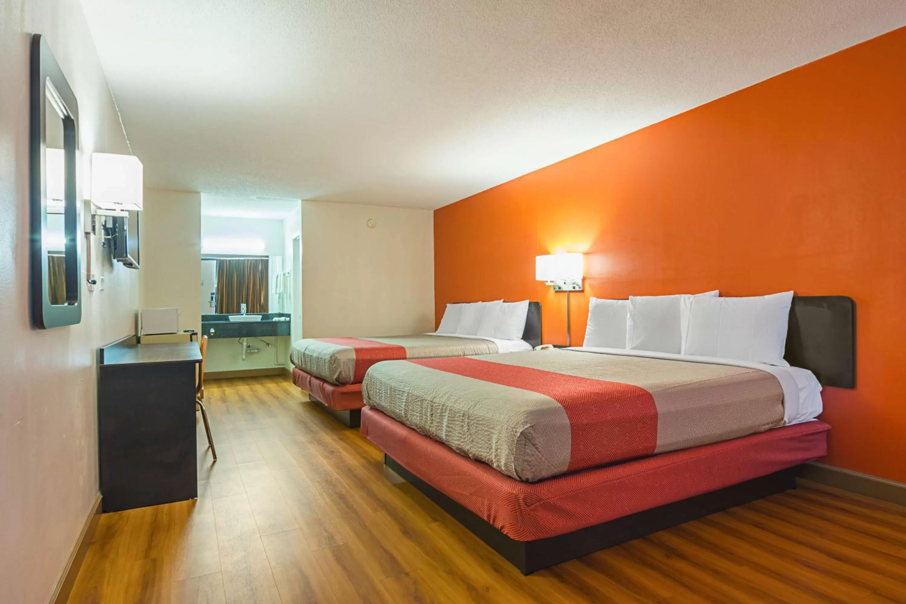 King Room with Two King Beds - Non-Smoking in Motel 6-Cleveland, TN