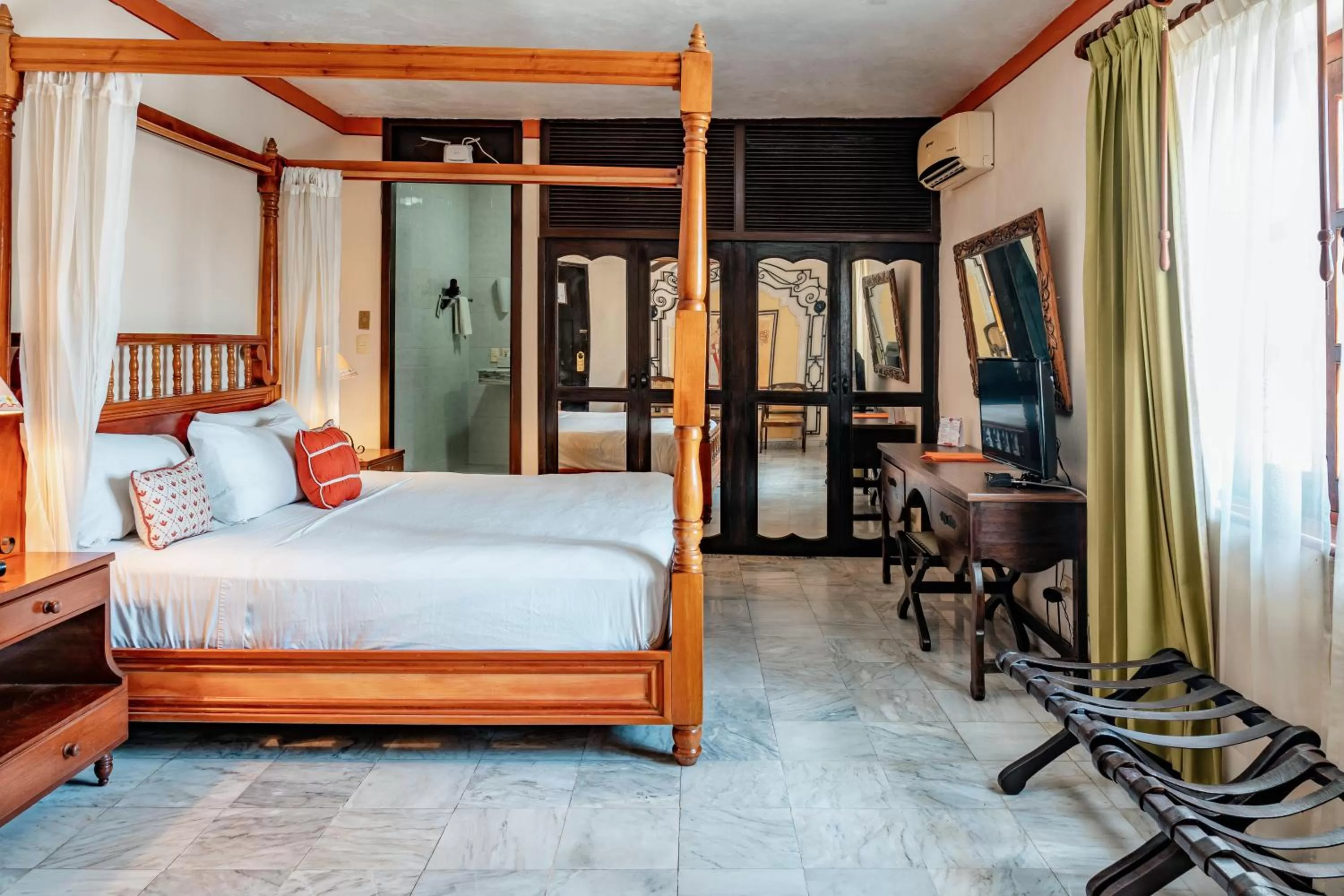 Bedroom, Bed in Casa del Balam Merida