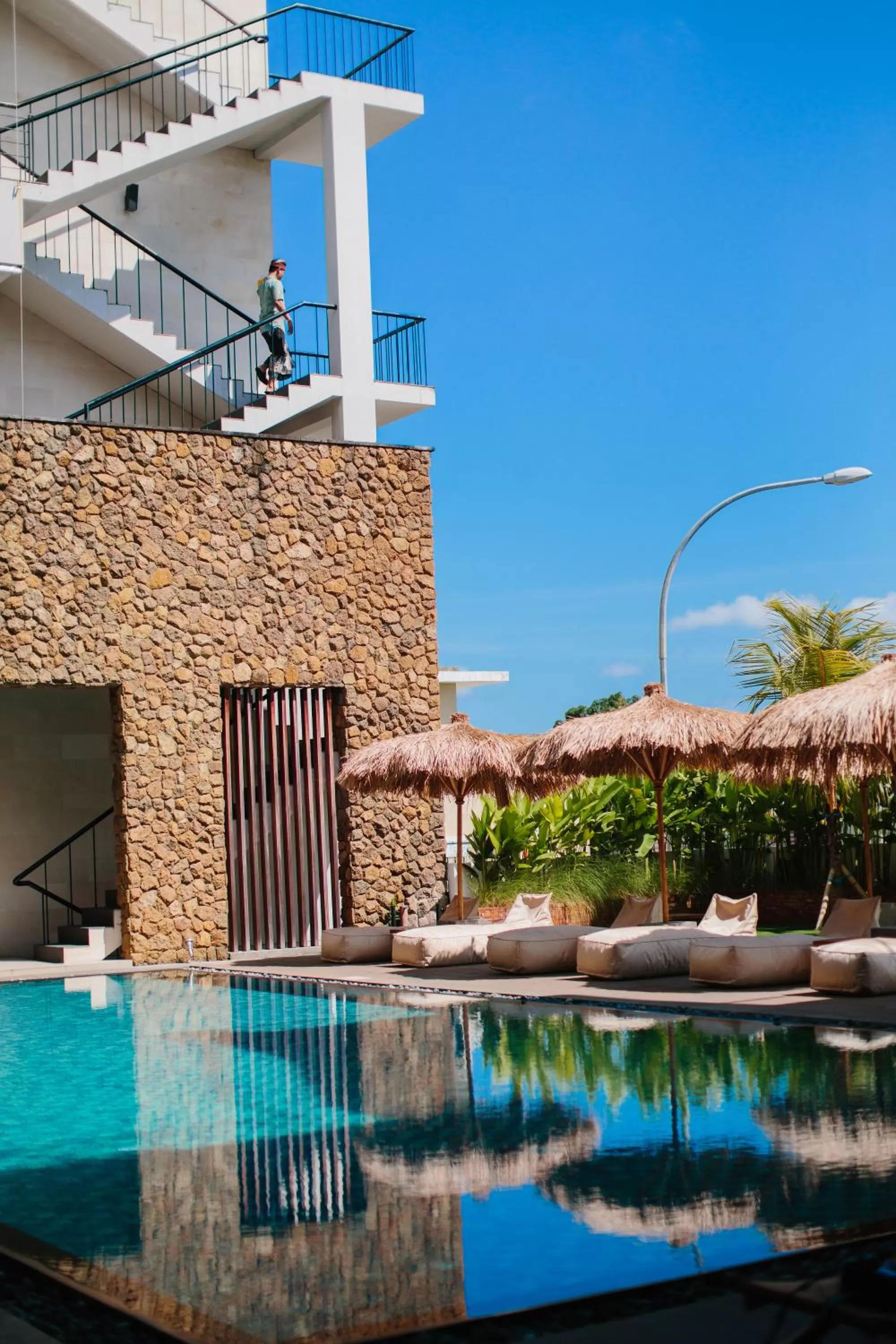 Swimming pool in Mahogany Hotel
