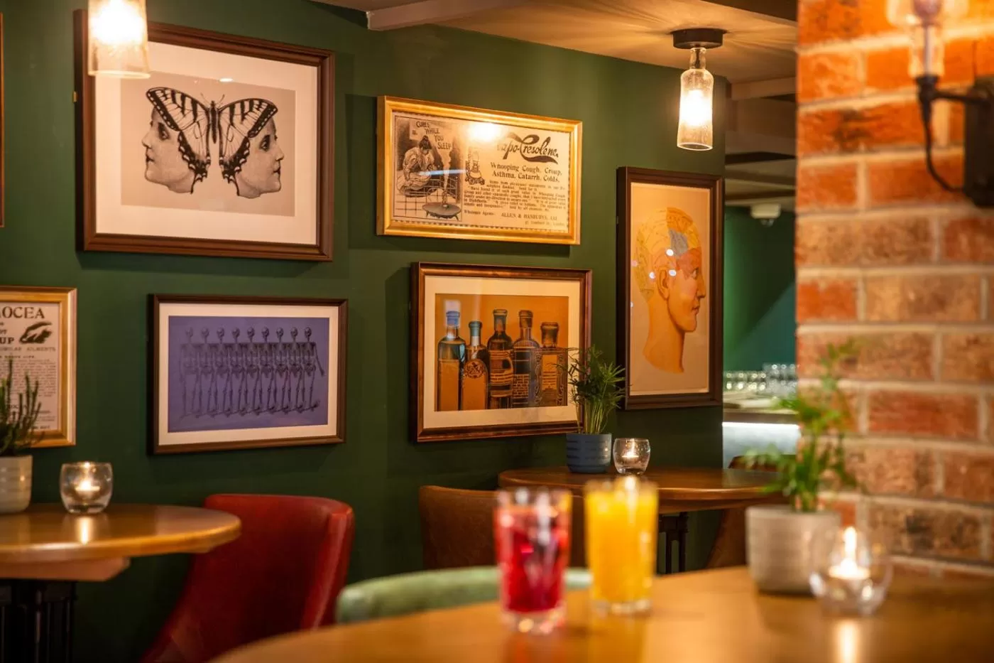 Restaurant/places to eat in Bruntsfield Hotel