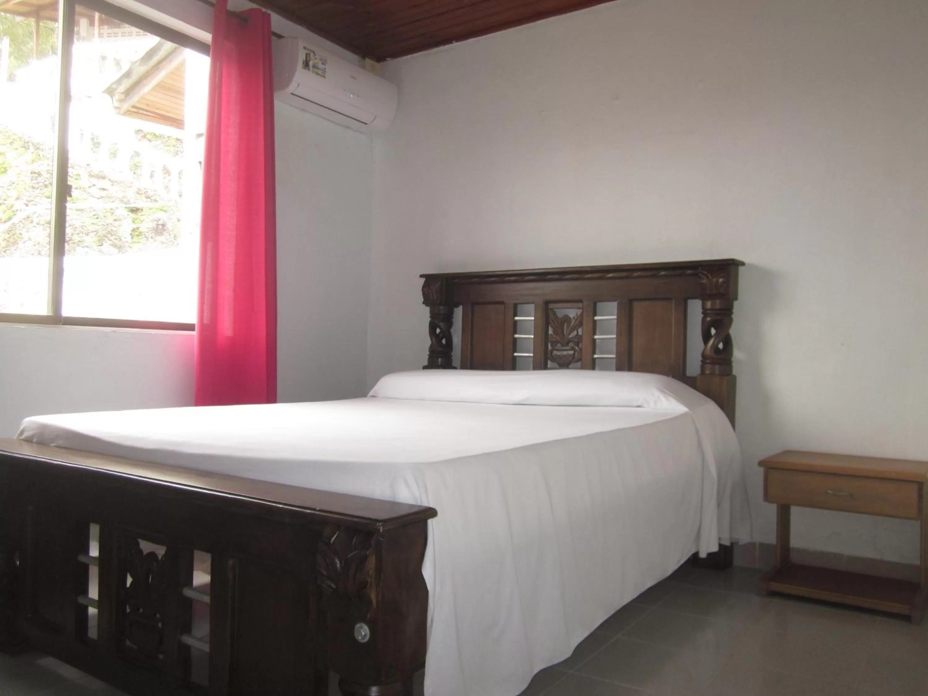 Bed in The Rock House Eco