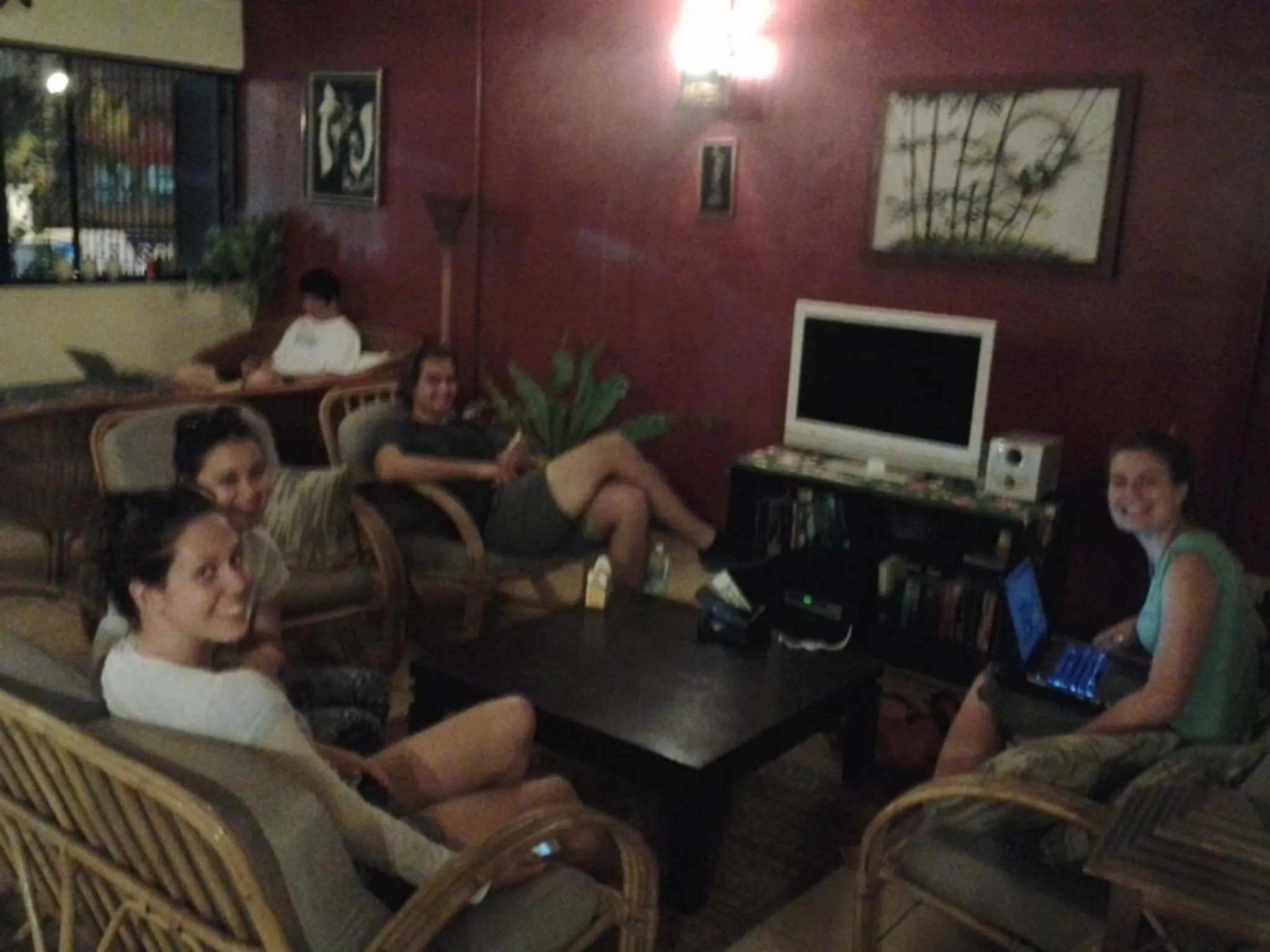 Communal lounge/ TV room in Akinabalu Youth Hostel