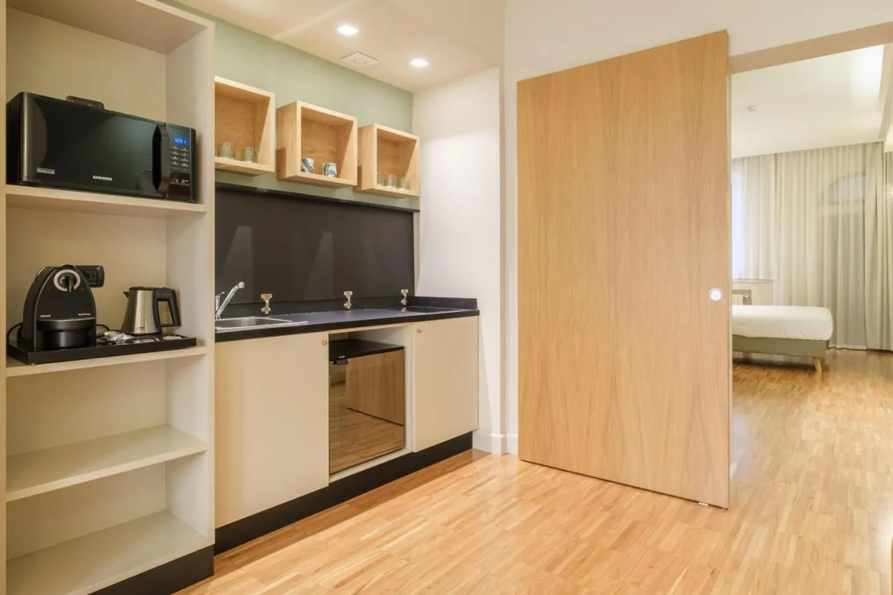 Bed in Hotel Touring