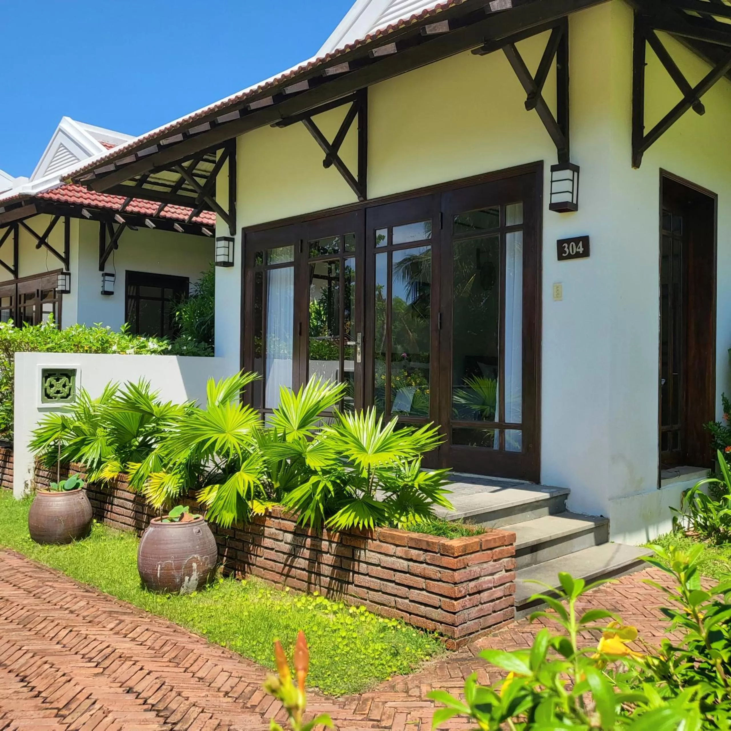 Balcony/Terrace in Riverside Bamboo Resort Hoi An