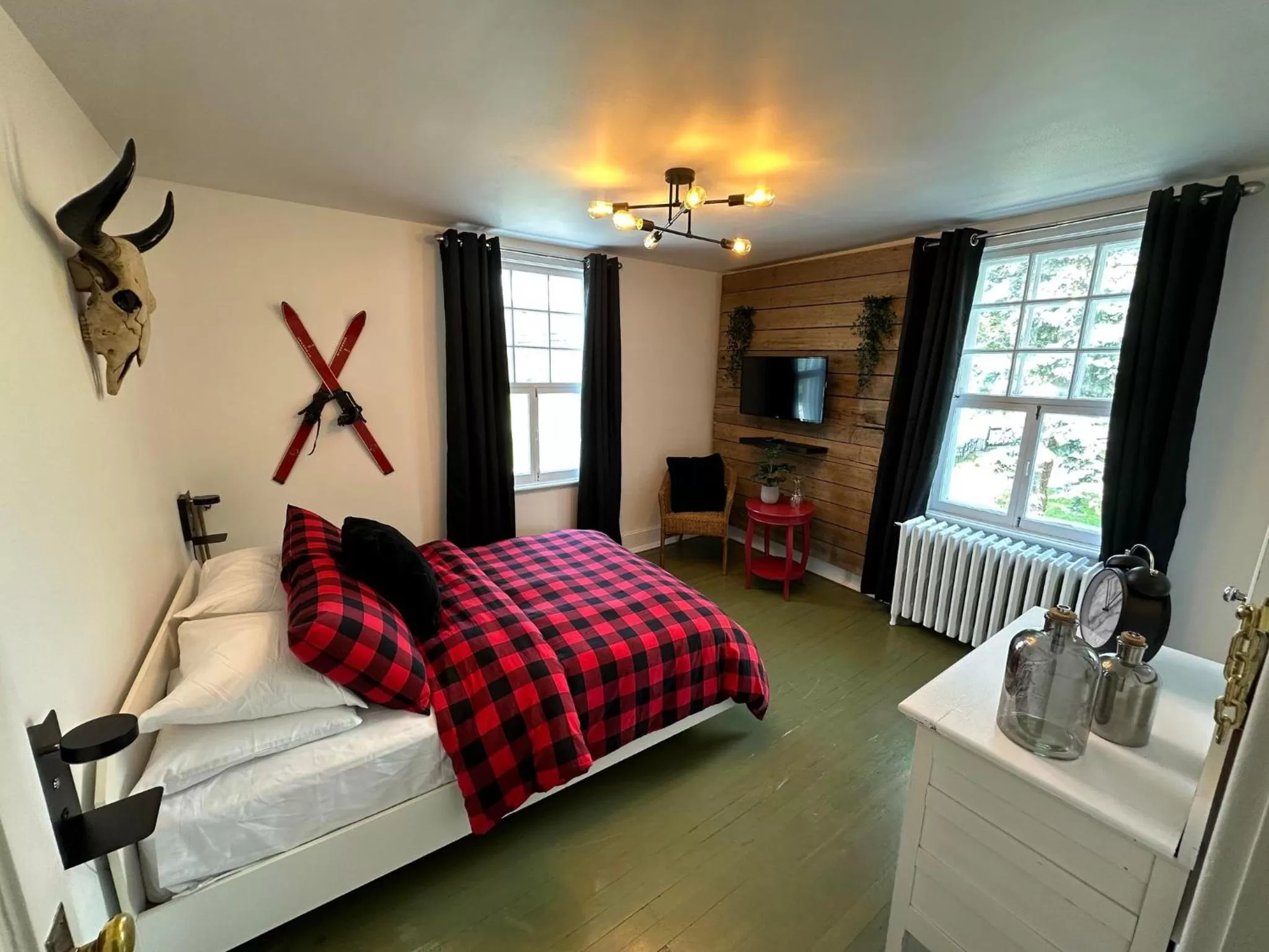 Bed in Hôtel Le Rustique