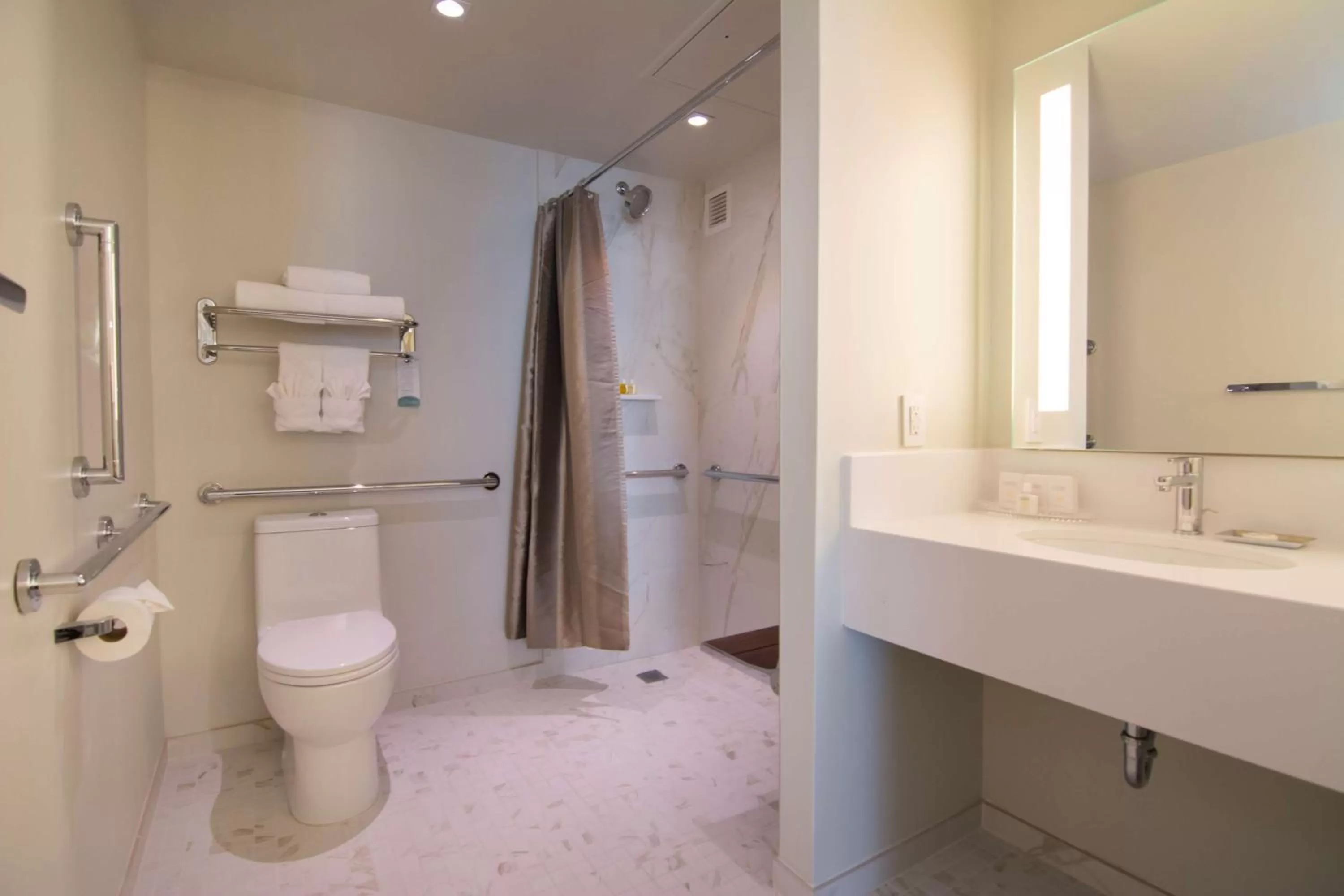 Shower in The Benson Portland, Curio Collection by Hilton