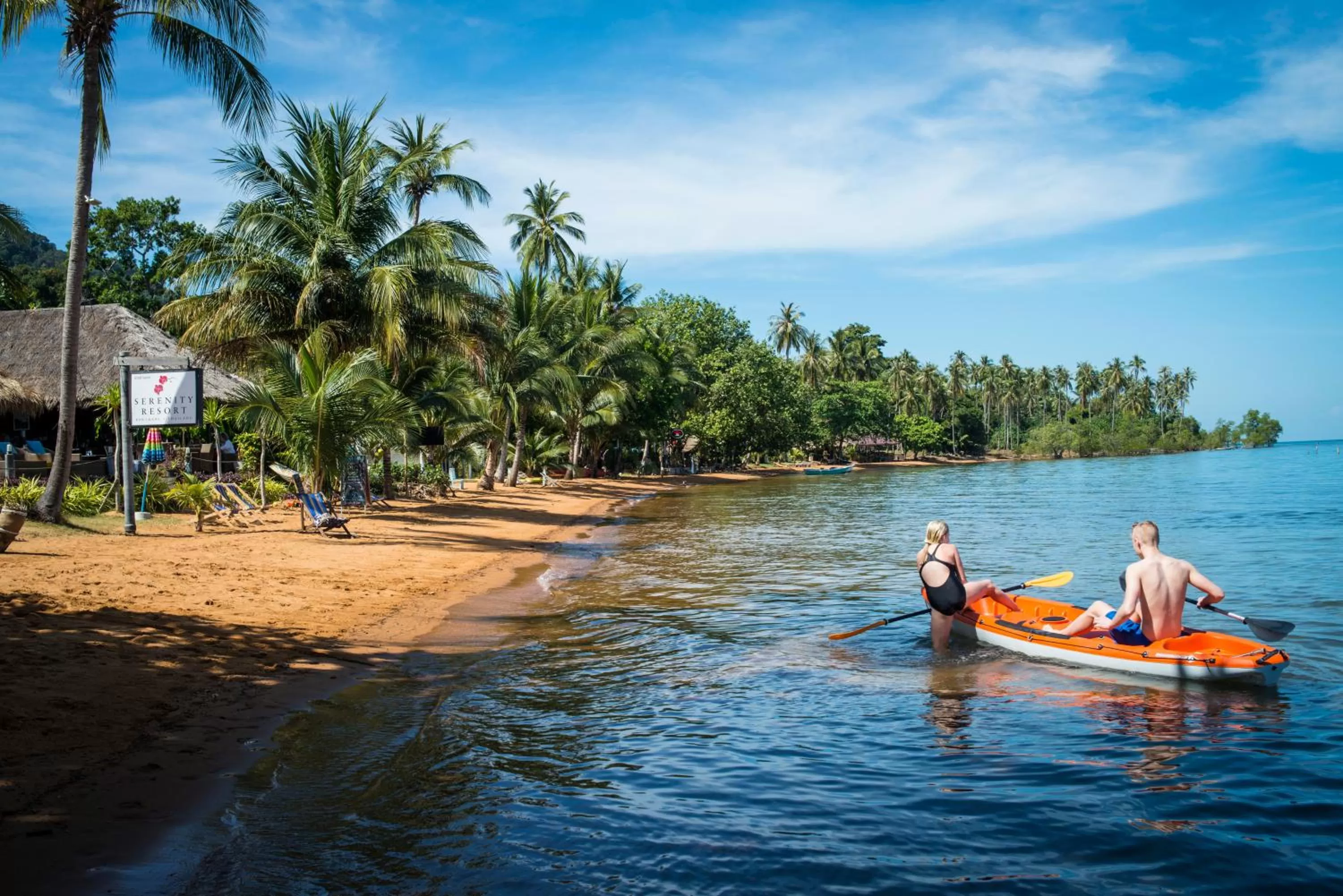 Canoeing in Serenity Resort Koh Chang