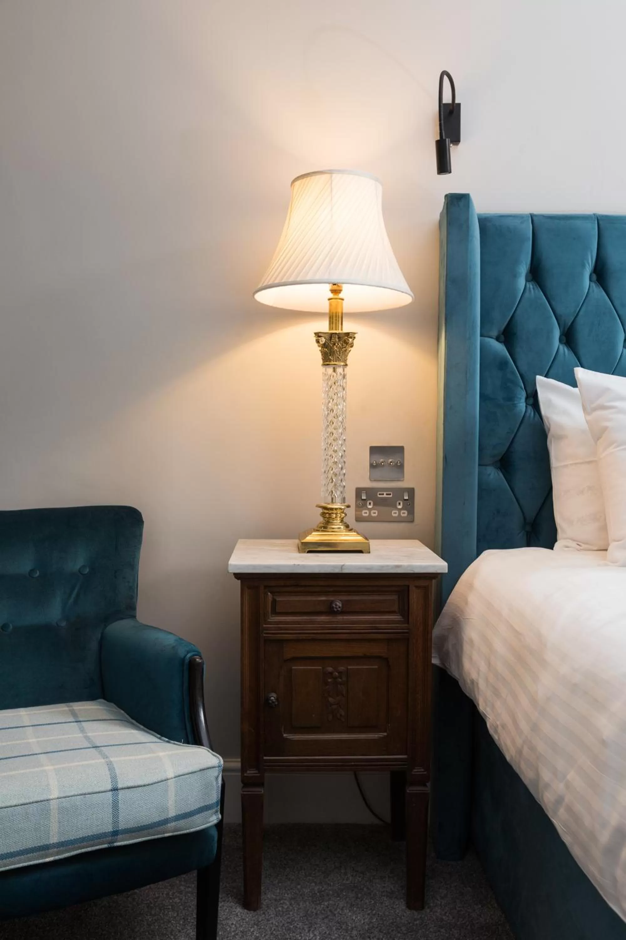 Decorative detail, Bed in The Lawrence