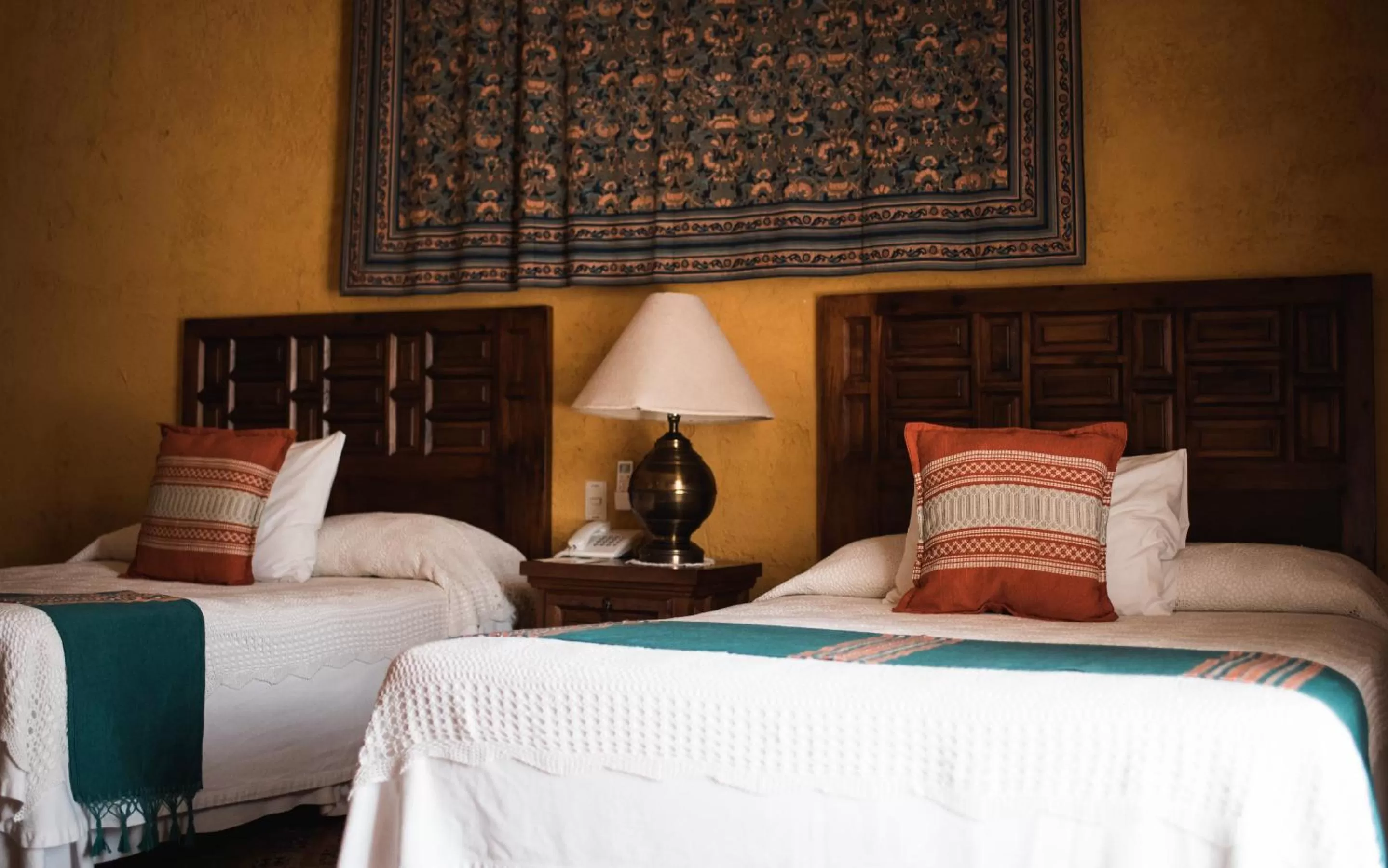 Bed in Hacienda El Carmen Hotel & Spa