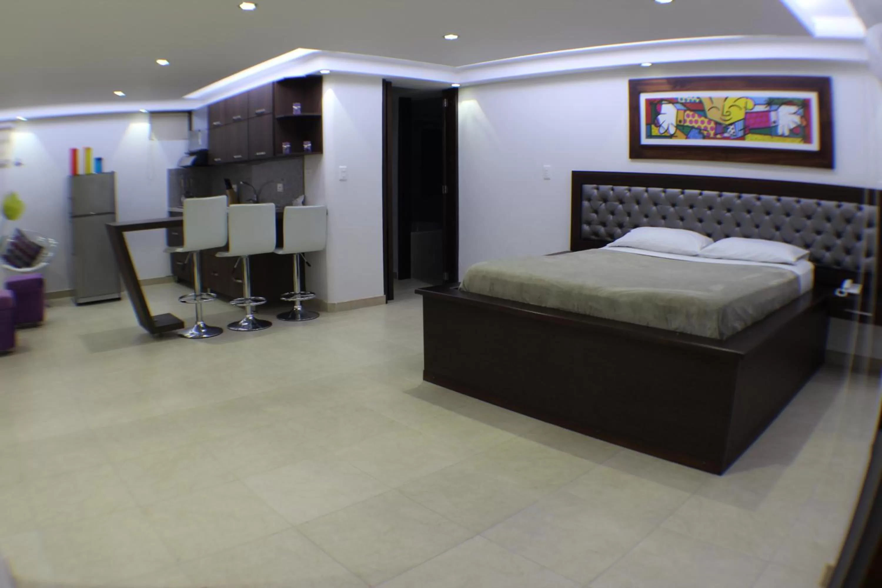 Staff in Sky Club Eco Hotel