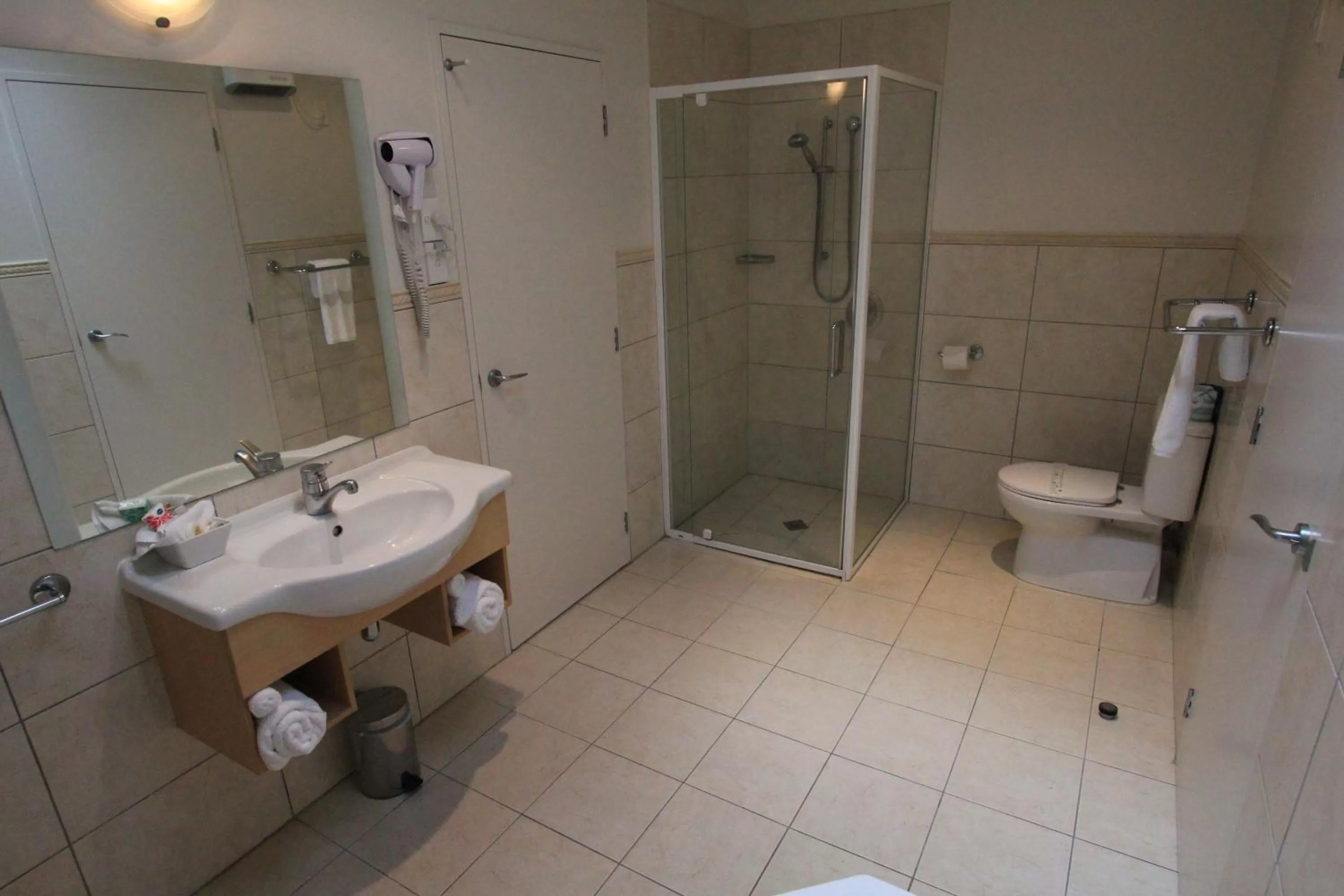 Bathroom in Voyager Apartments Taupo