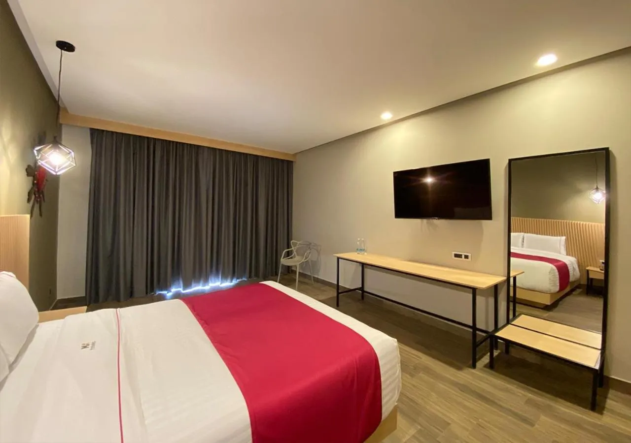 Bed in Hotel MX más san miguel de allende