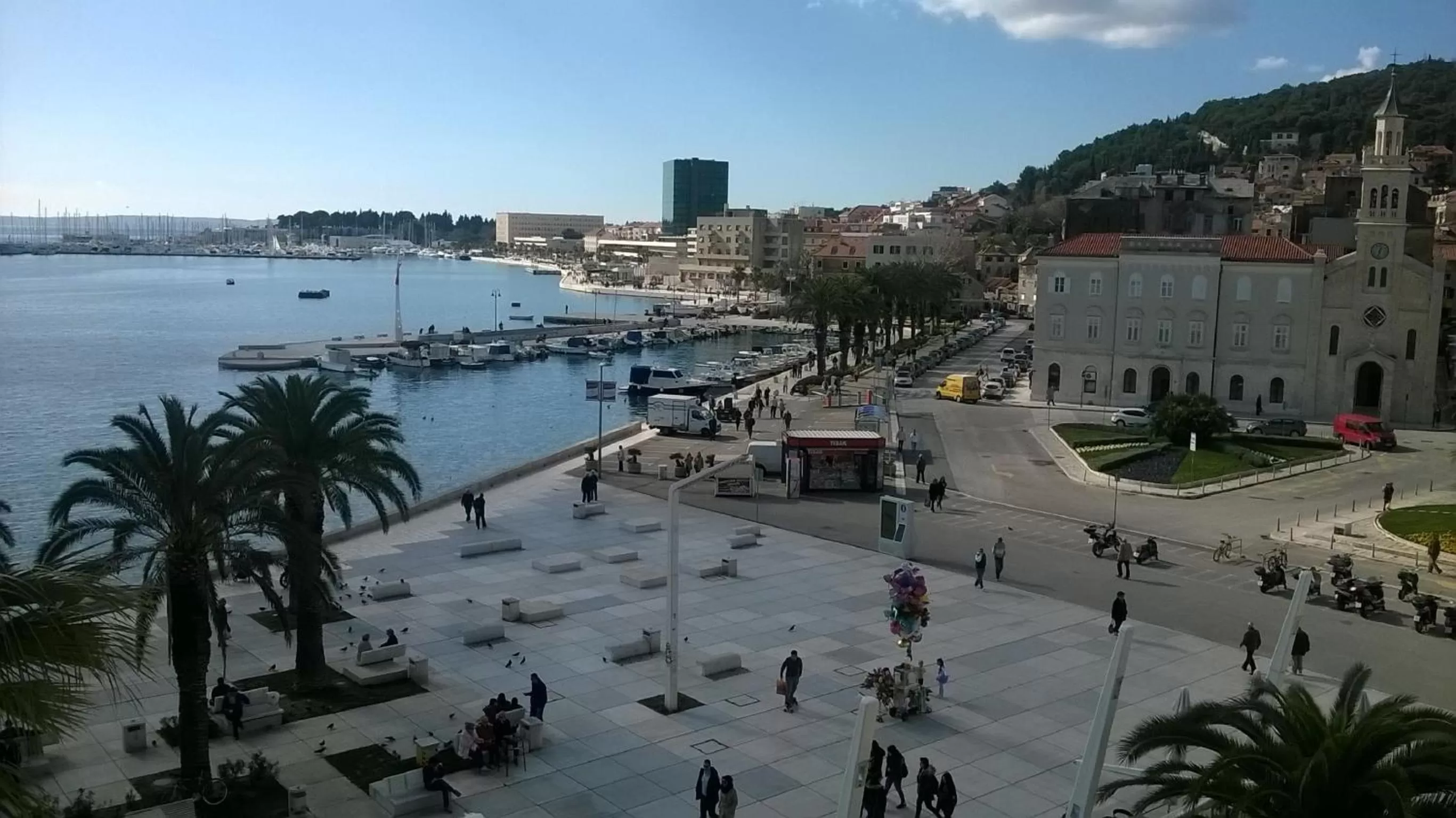 Bird's eye view in Luxury rooms Skystar-Split