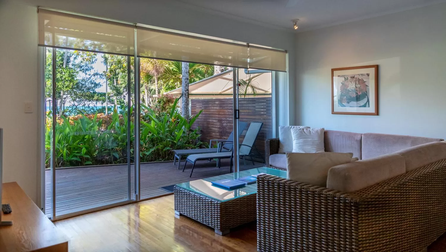 Living room in Beaches Holiday Apartments - Official Onsite Reception & Check In