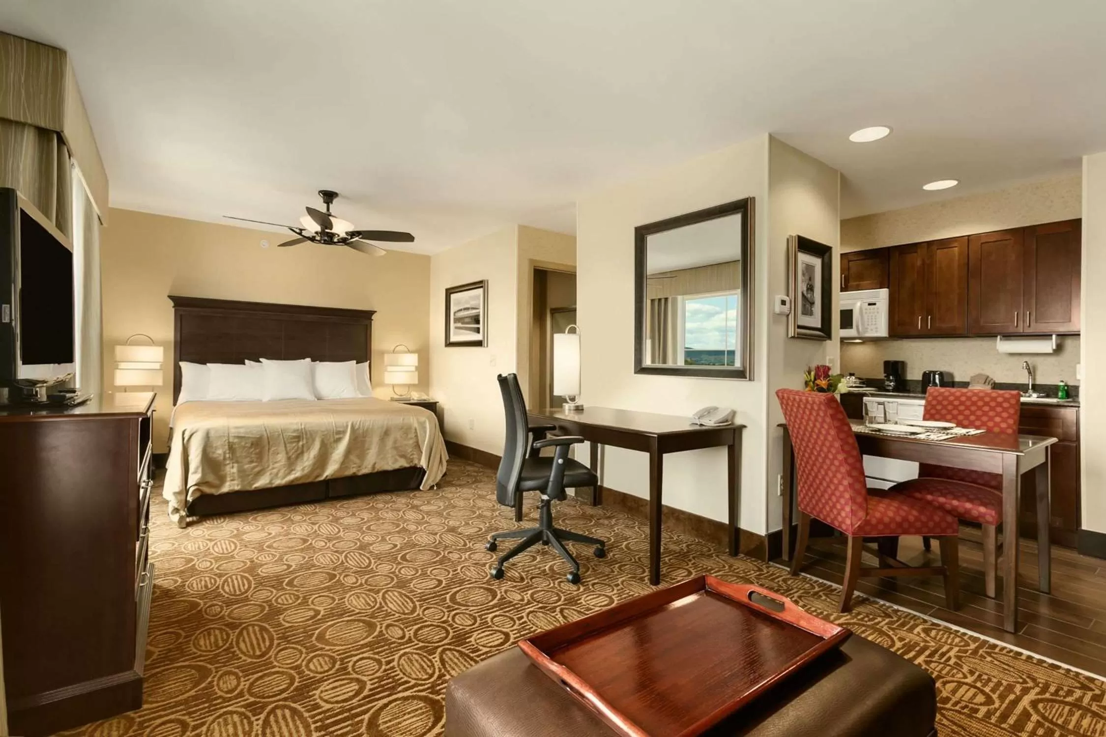 Bed in Homewood Suites by Hilton Binghamton/Vestal