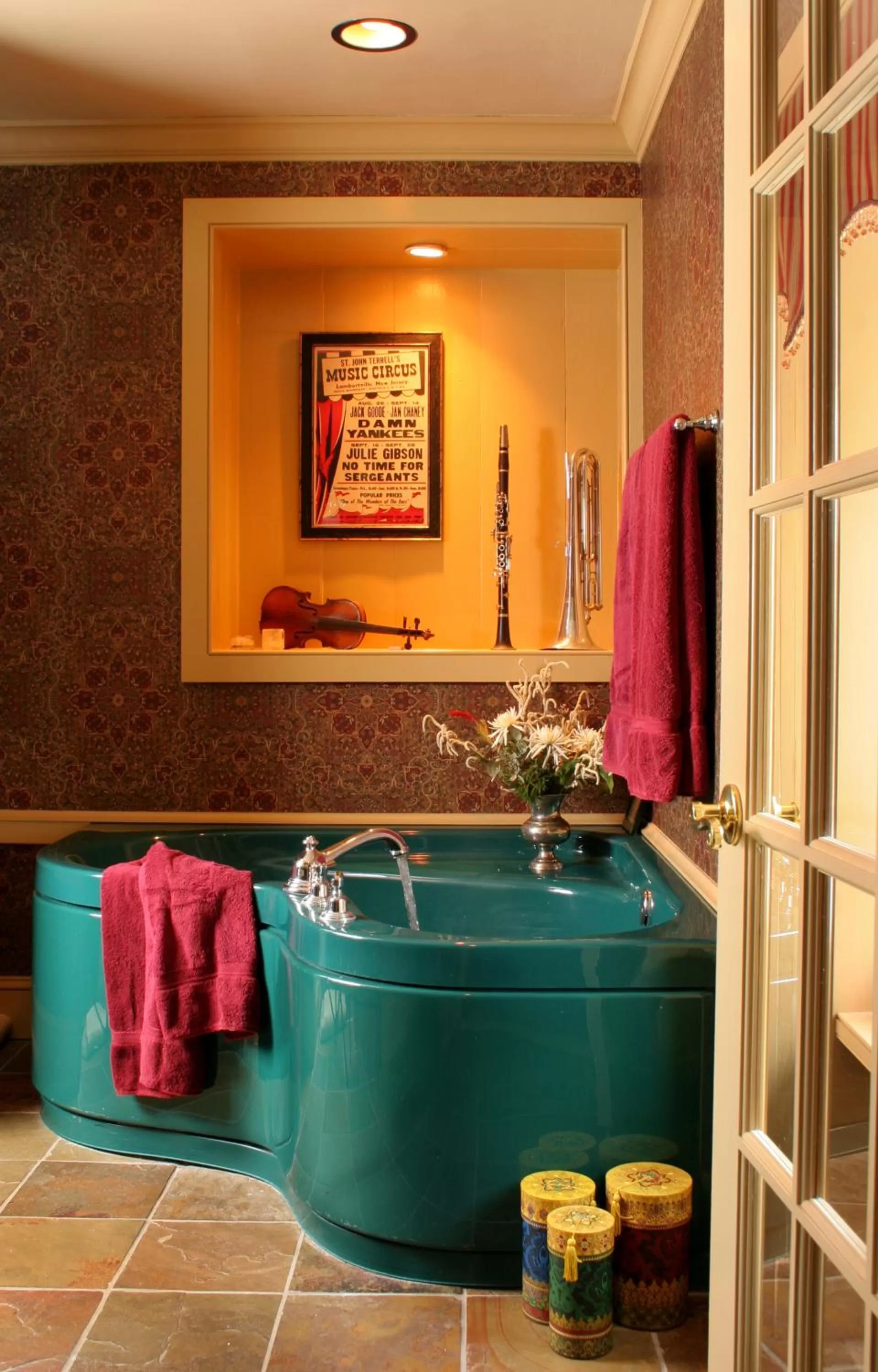 Bathroom in Woolverton Inn