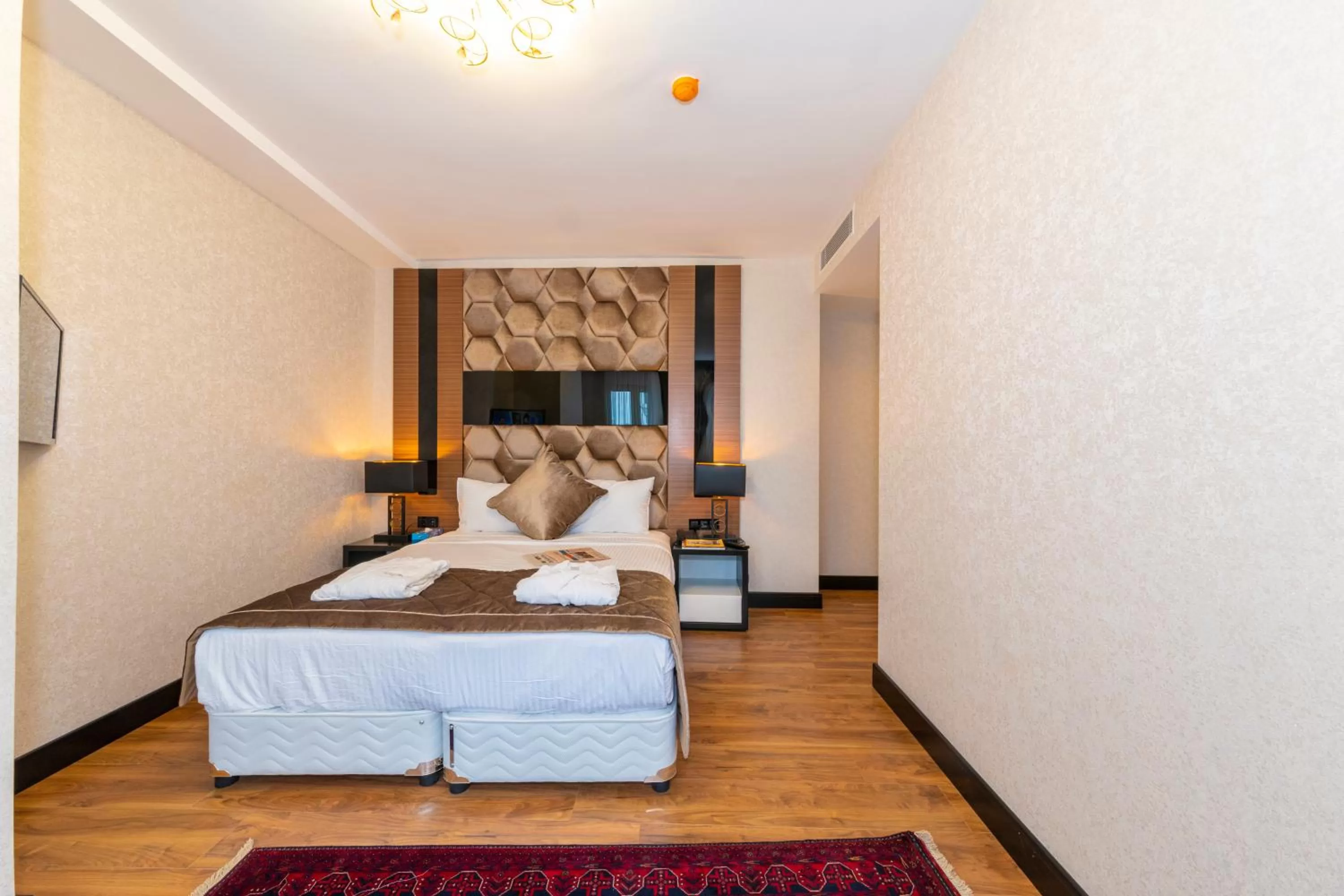 Bed in Eastanbul Suites