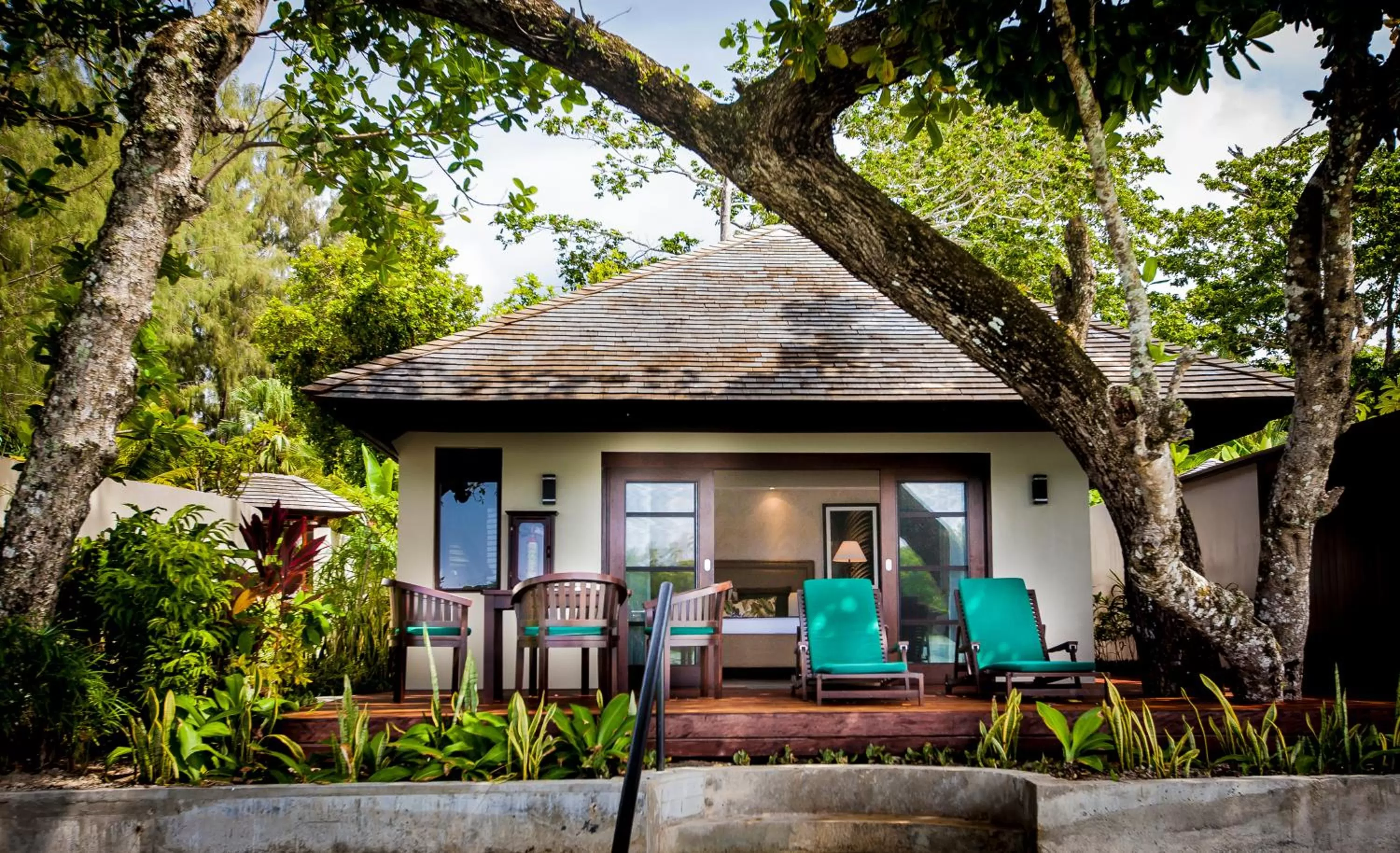 Patio in Warwick Le Lagon Resort & Spa, Vanuatu