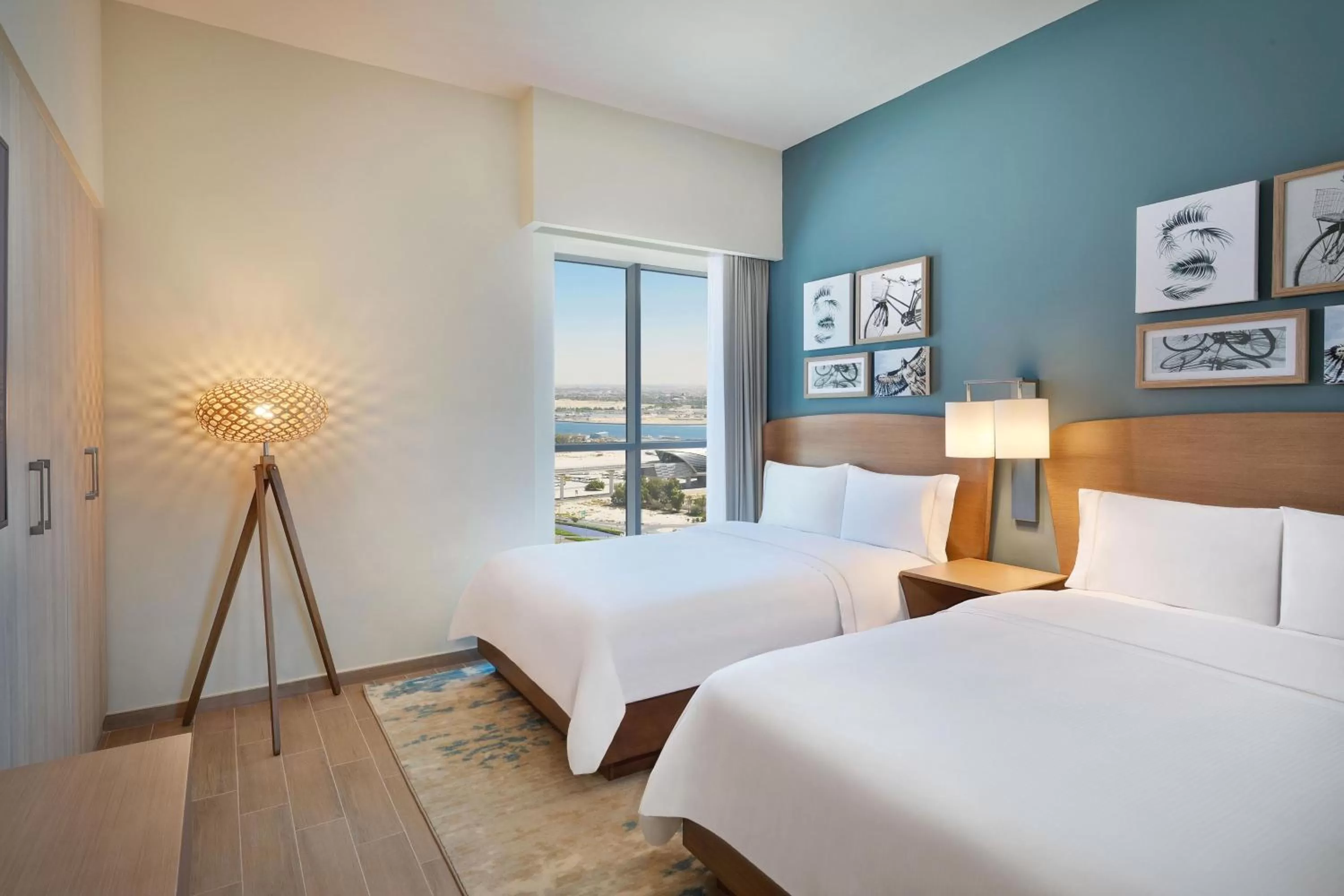 Bedroom, Bed in Element Al Jaddaf, Dubai