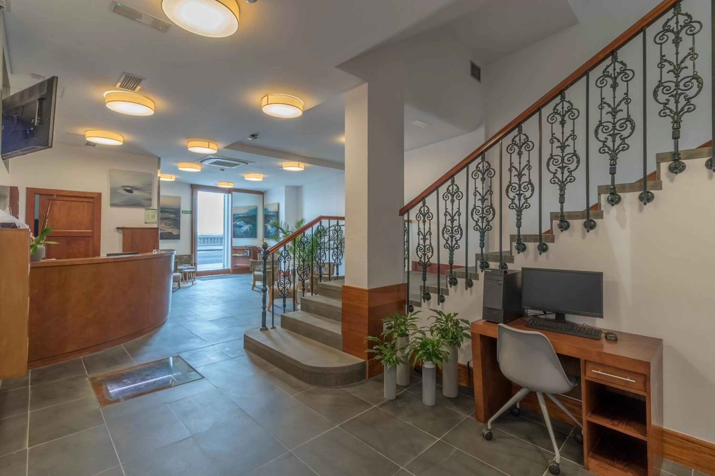 Lobby or reception in Hotel Emblemático Holiday Time