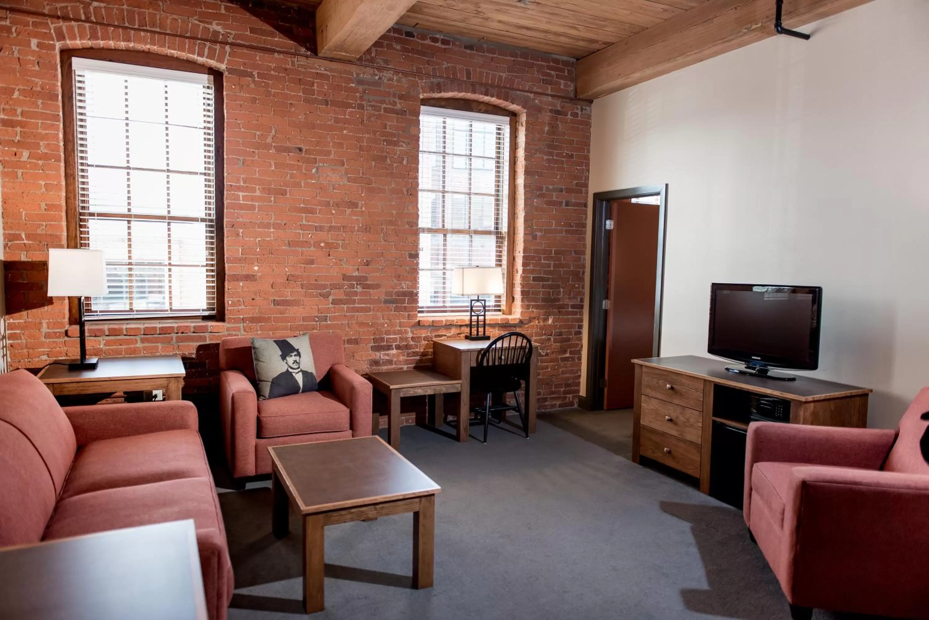 Living room in Cork Factory Hotel