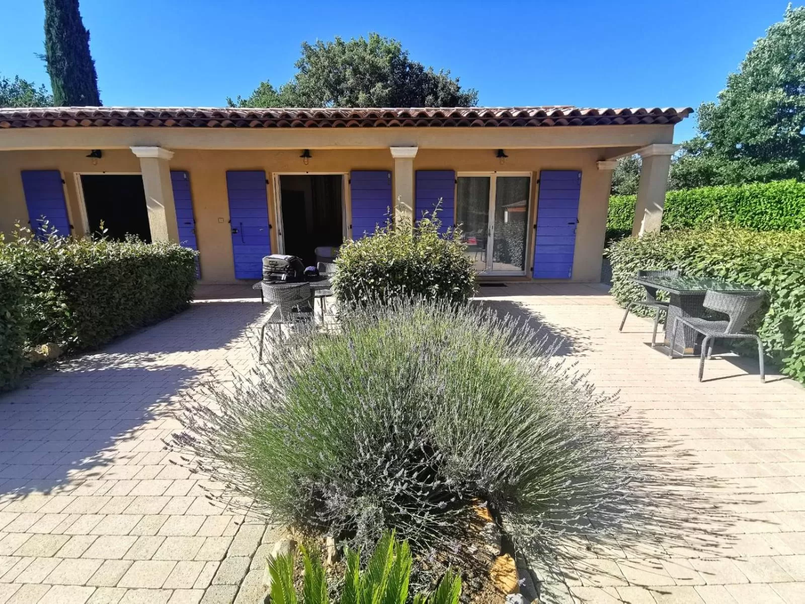 Patio, Property Building in La Dryade