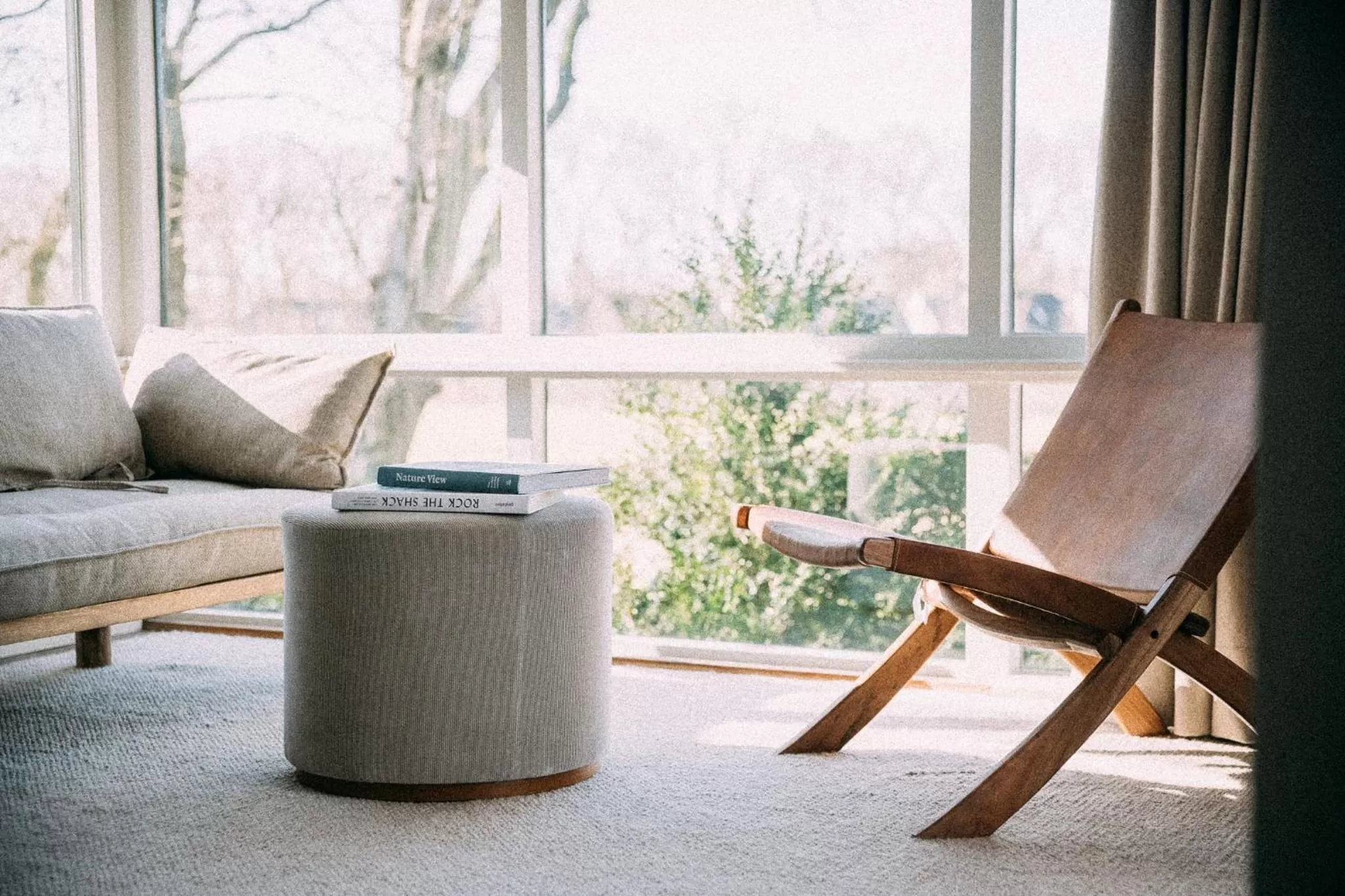 Seating area in de Wever Lodge