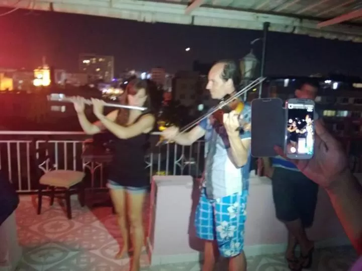 Night, Evening Entertainment in Sunrise Hotel