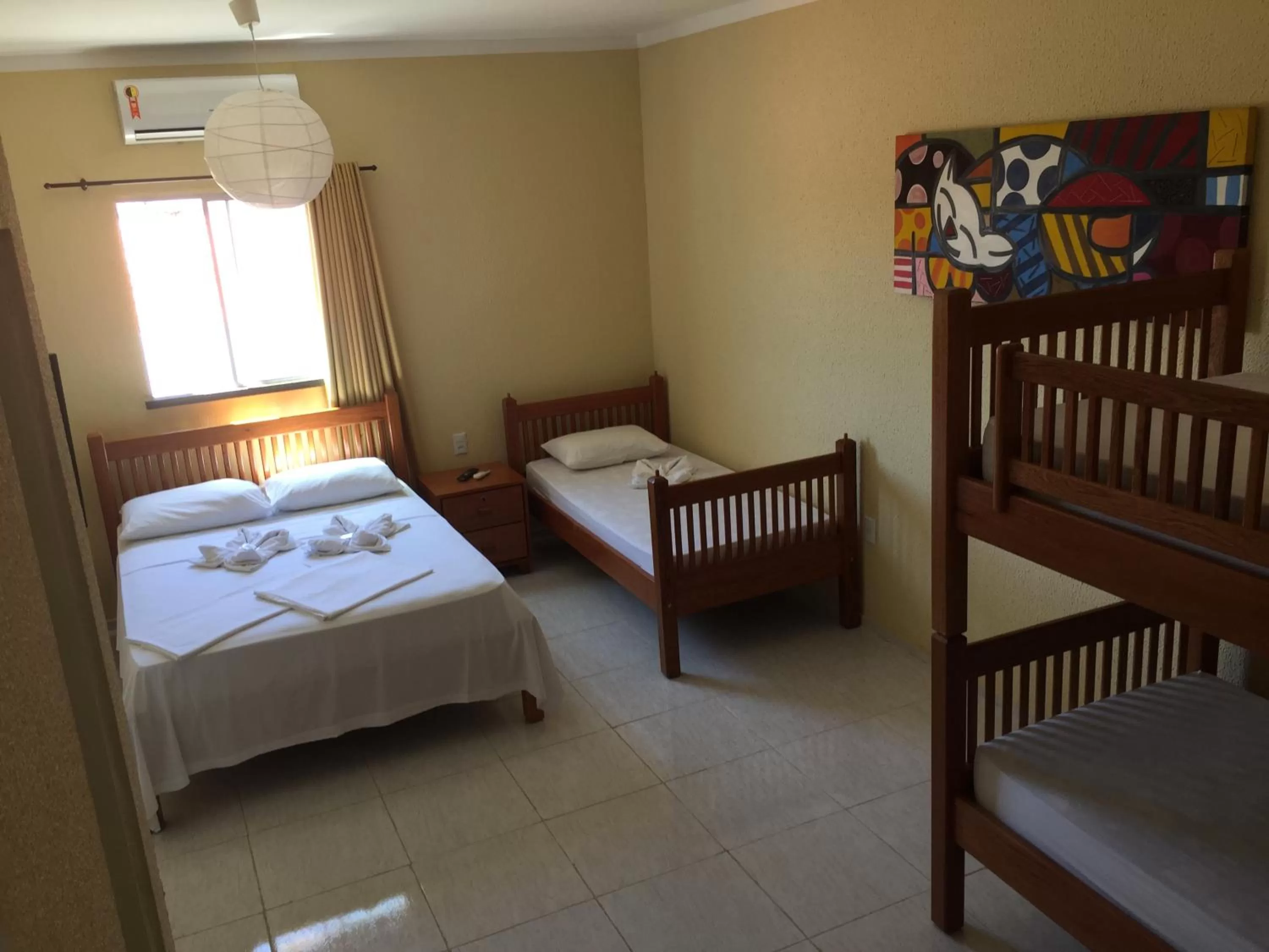 Bed in Refúgio Pousada Fortaleza