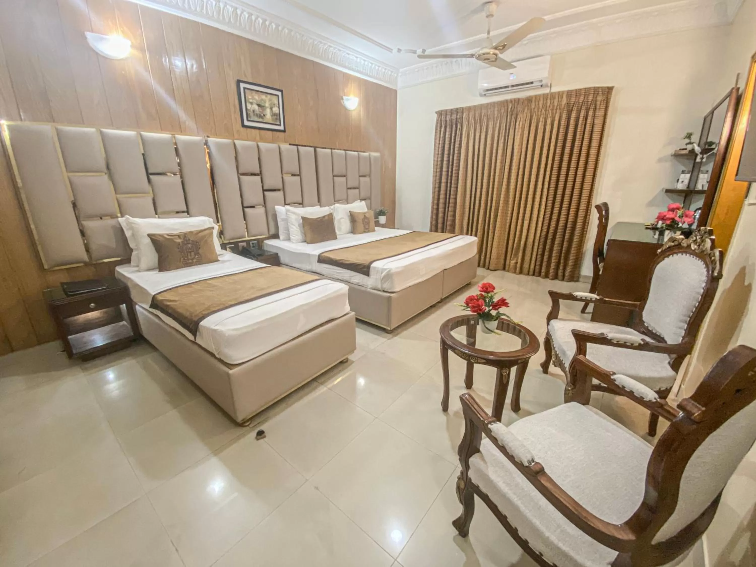 Seating Area in World Inn Karachi