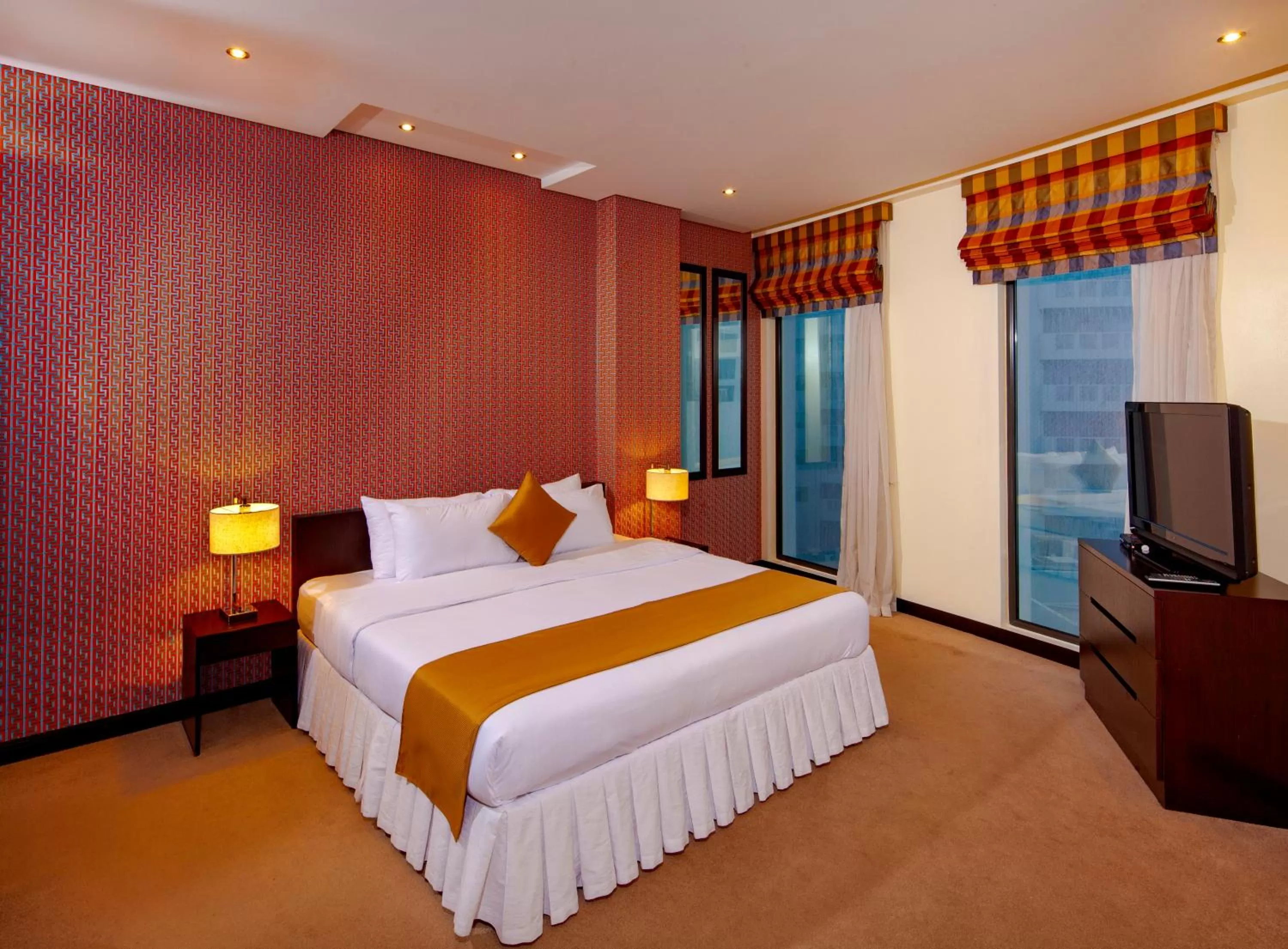 Bed in Swan Executive Suites