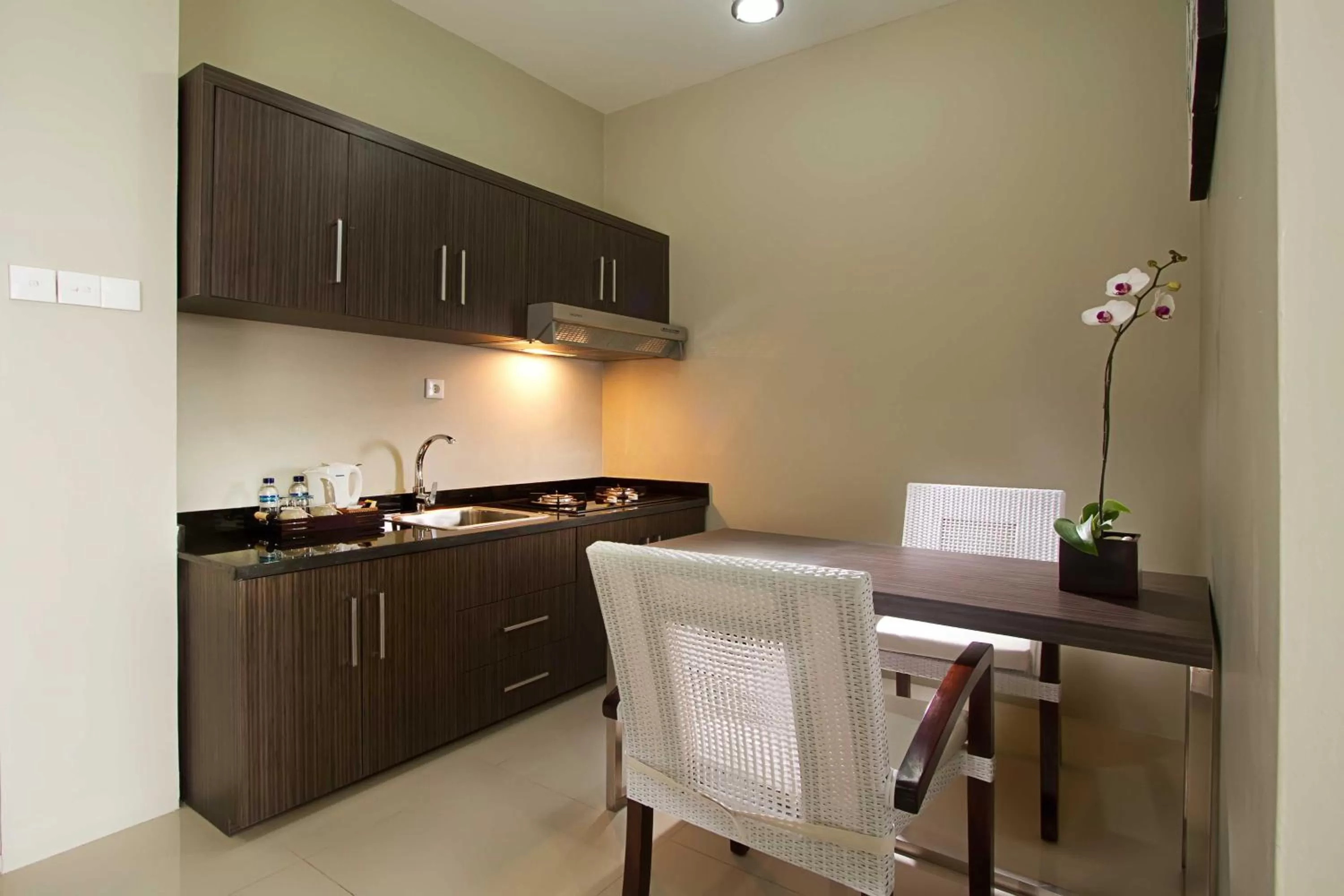 Kitchen or kitchenette in ABISHA Resort Jimbaran