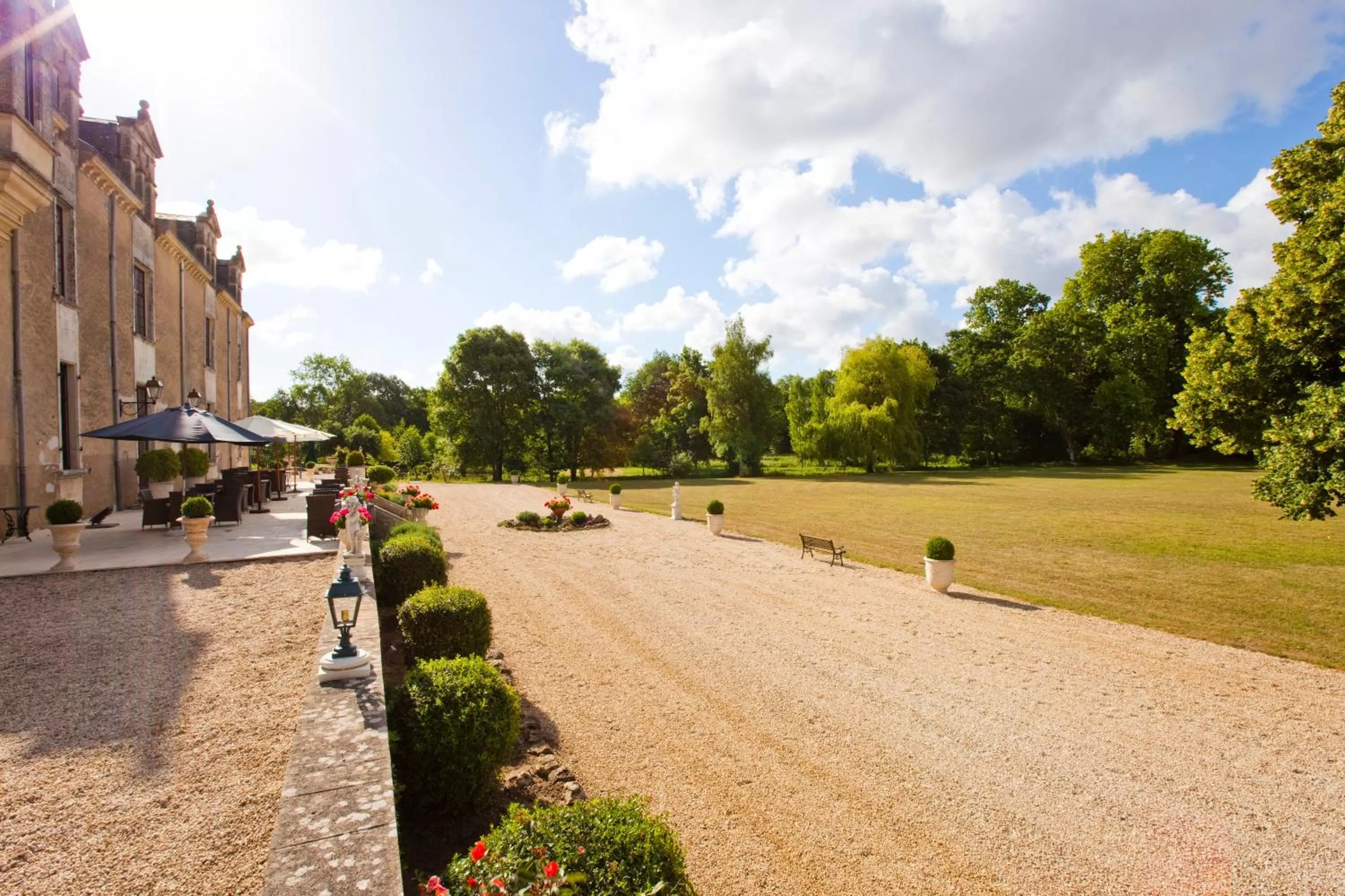 Facade/entrance in Château de la Verie