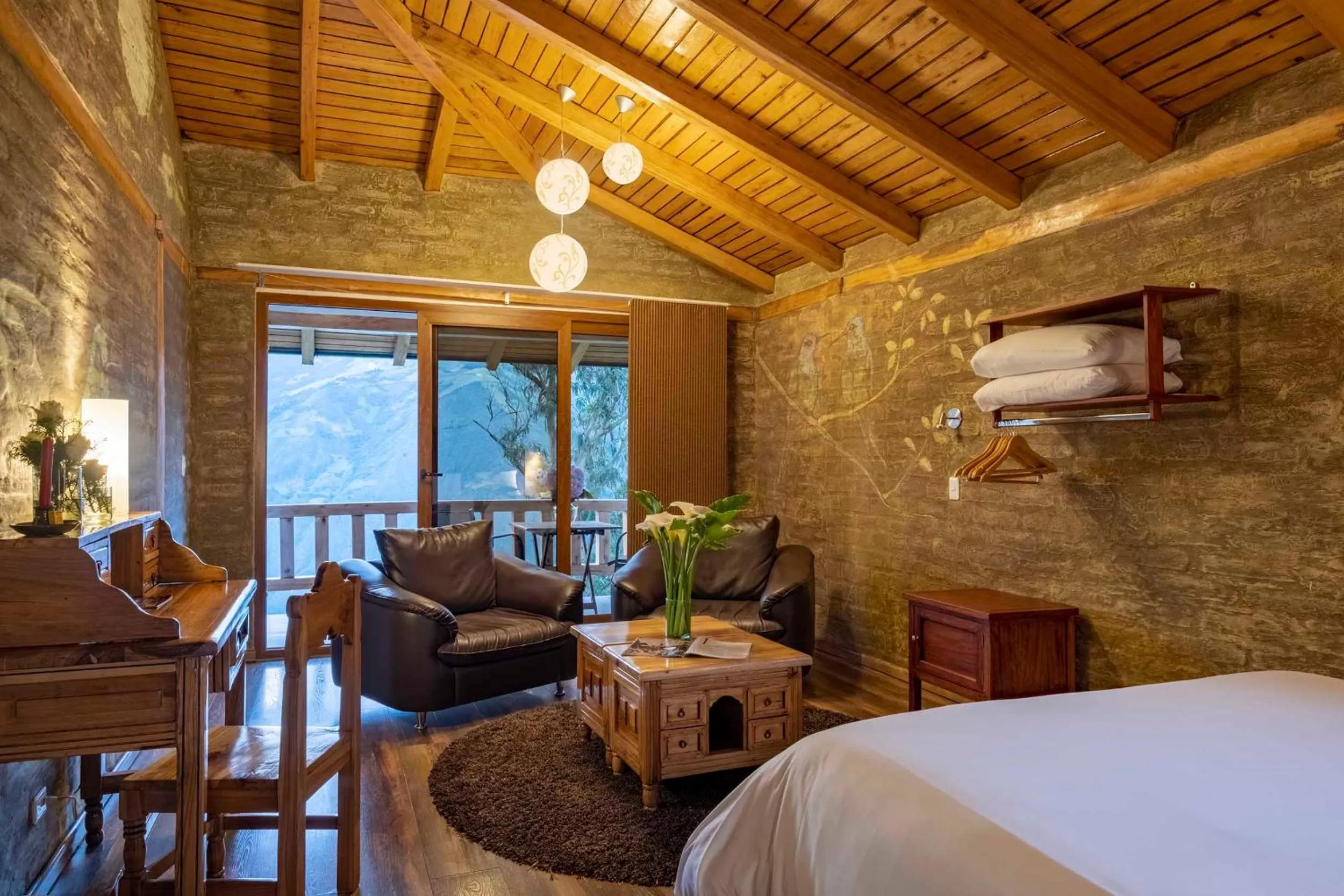 View (from property/room), Seating Area in Luna Volcán, Adventure SPA