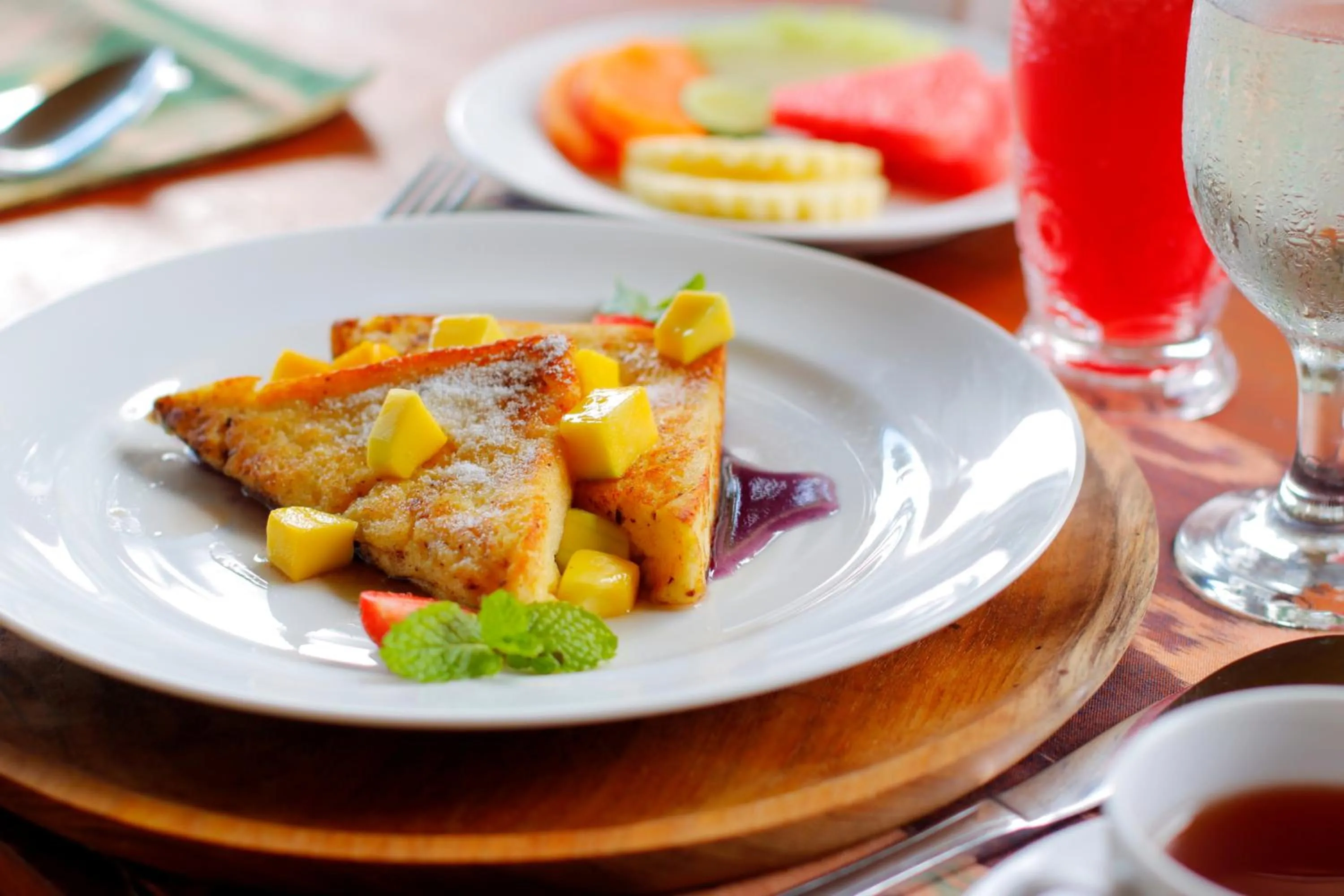 Food in Ashoka Tree Resort at Tanggayuda